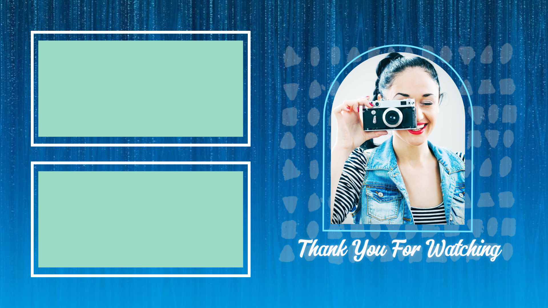 Non-marketing Youtube end Screen