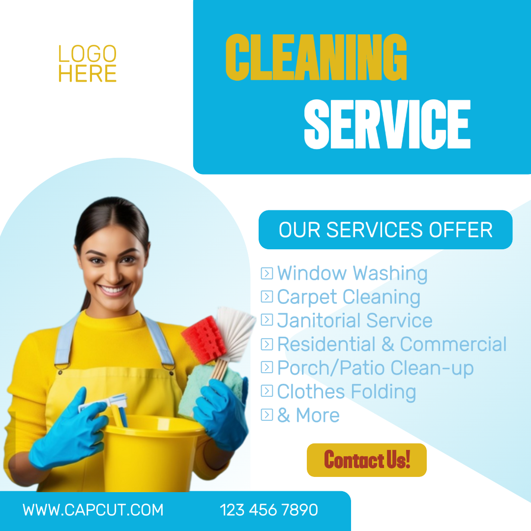 Marketing Poster Life Service Cleaning Service