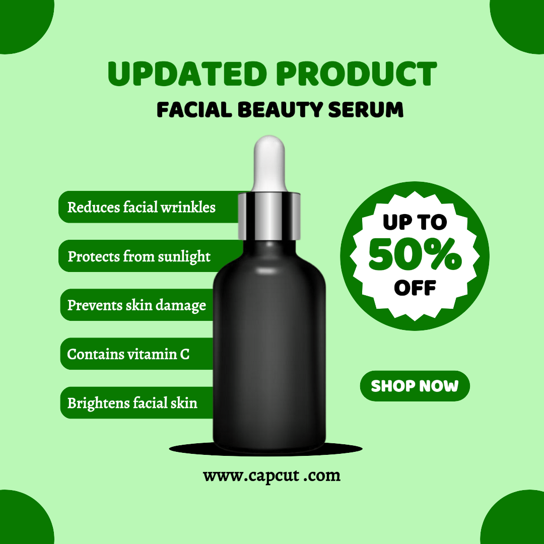 Promosi Kecantikan Wajah Postingan Instagram