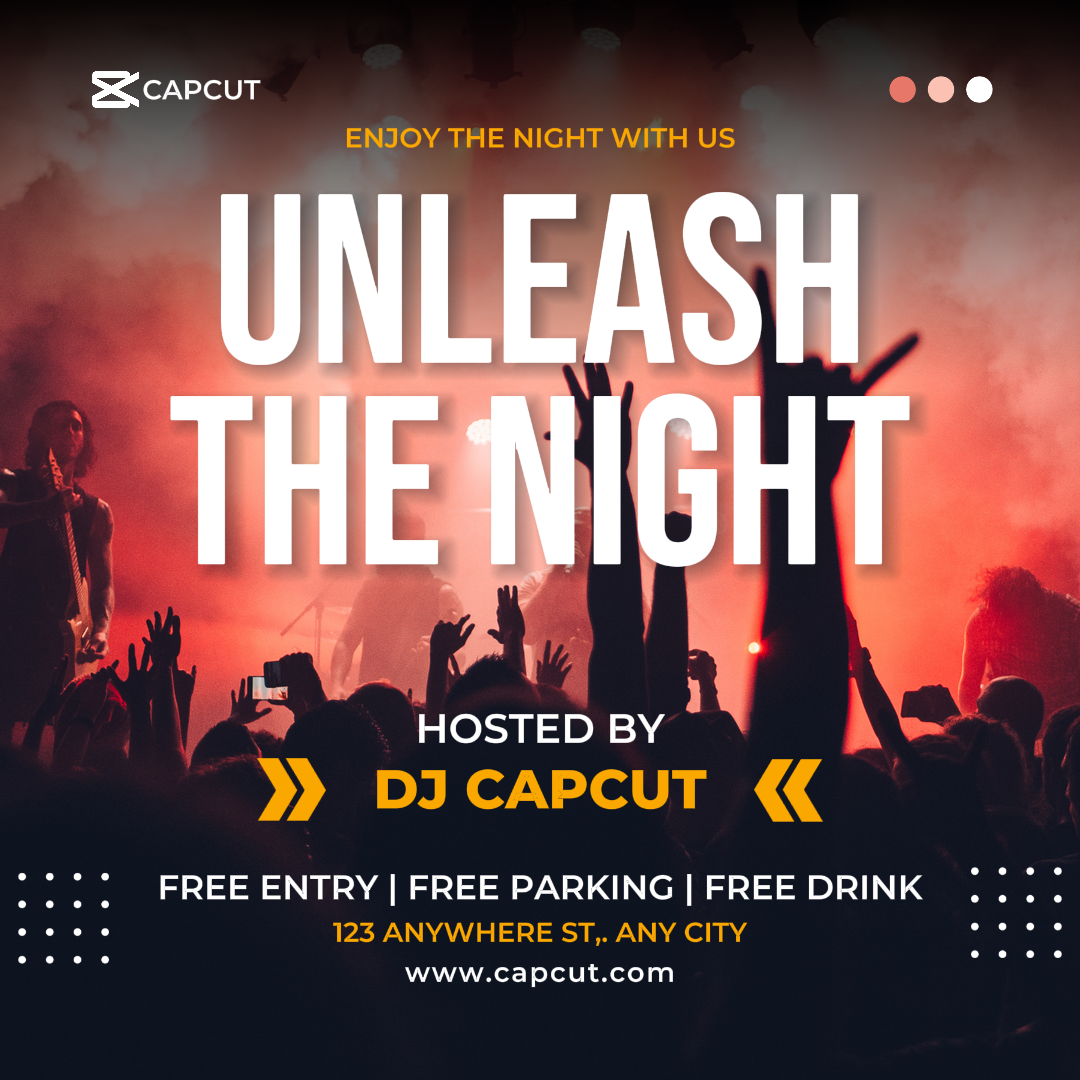 Entertainment Music Festival Instagram Post Dark Yellow