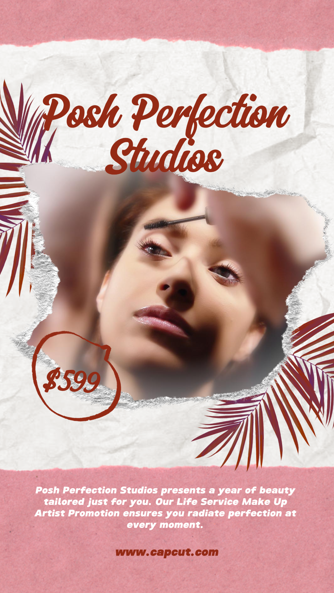 Servicio De Vida Maquillaje Artista Promoción Tiktok Post