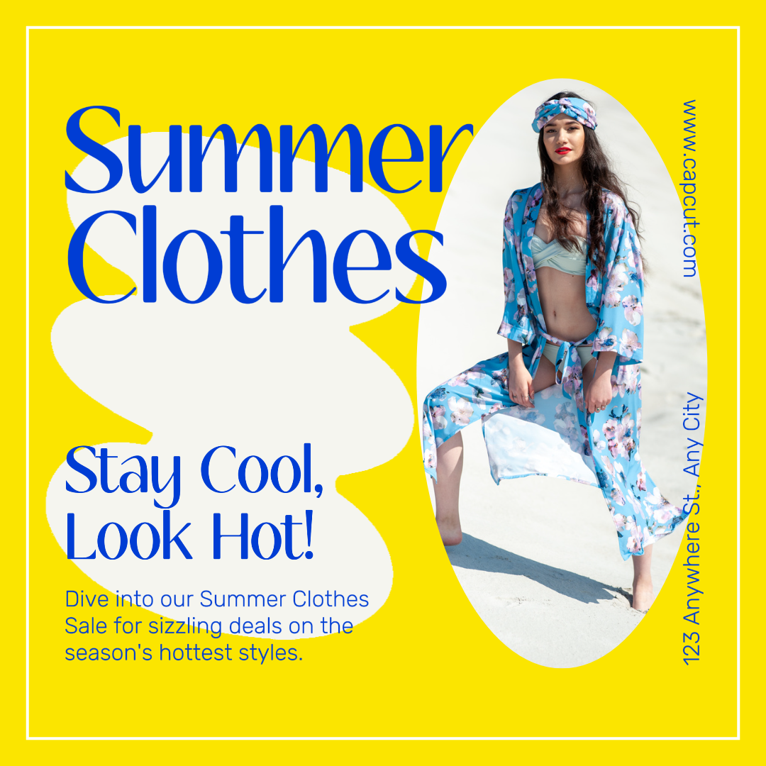 Clothing & Shoes Summer Clothes Instagram Post