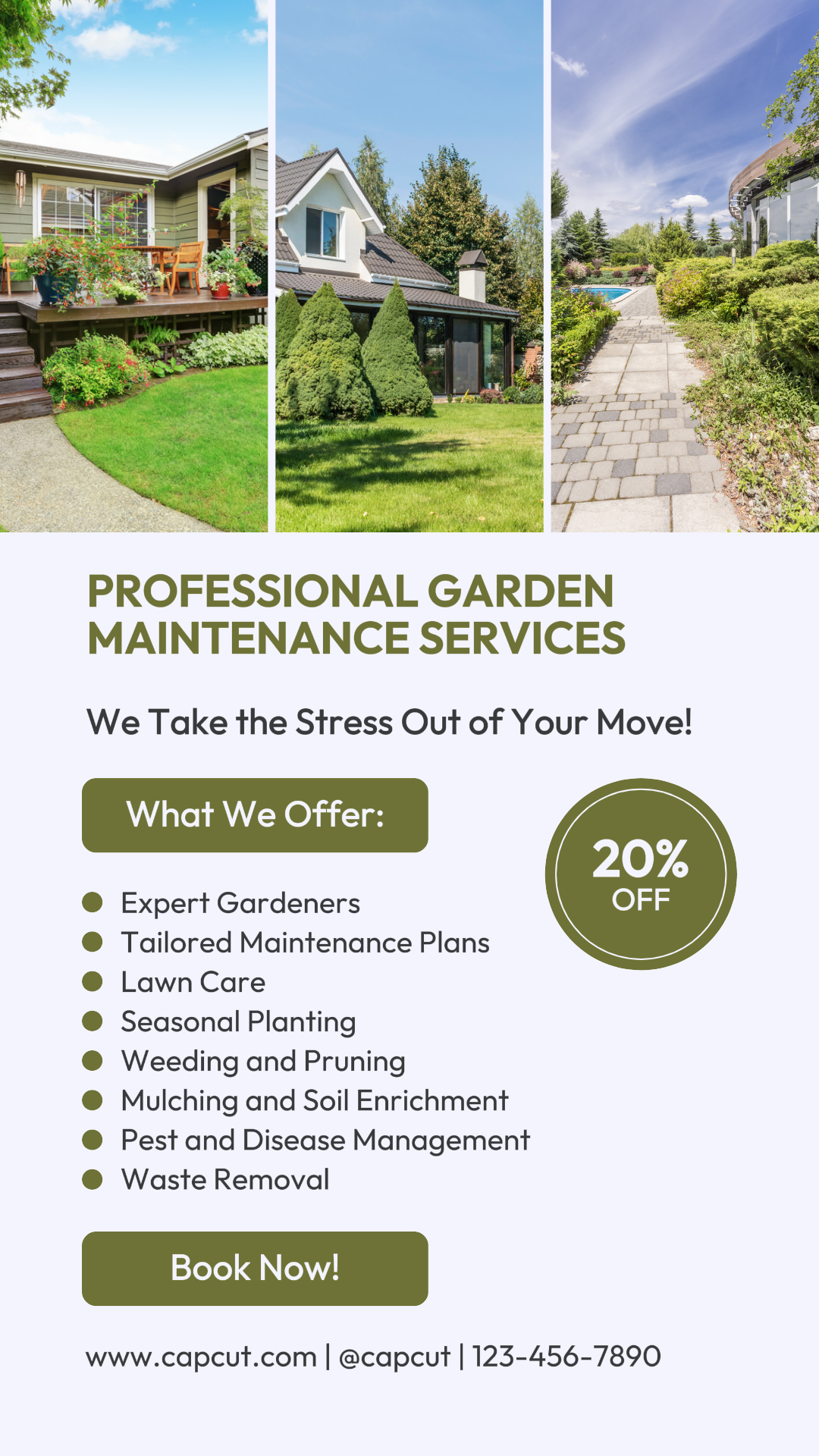 Life Service Garden Maintenance Instagram Story