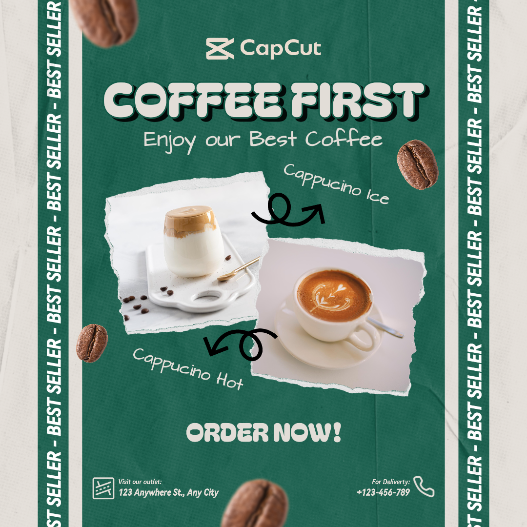 Coffee First Product Instagram Post Design