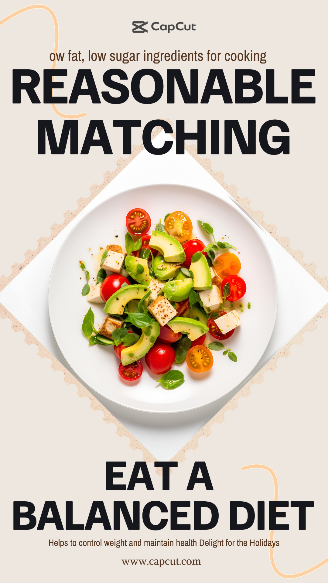 Makanan & Minuman Tampilan yang Direkomendasikan Makan diet seimbang pemasaran lemah