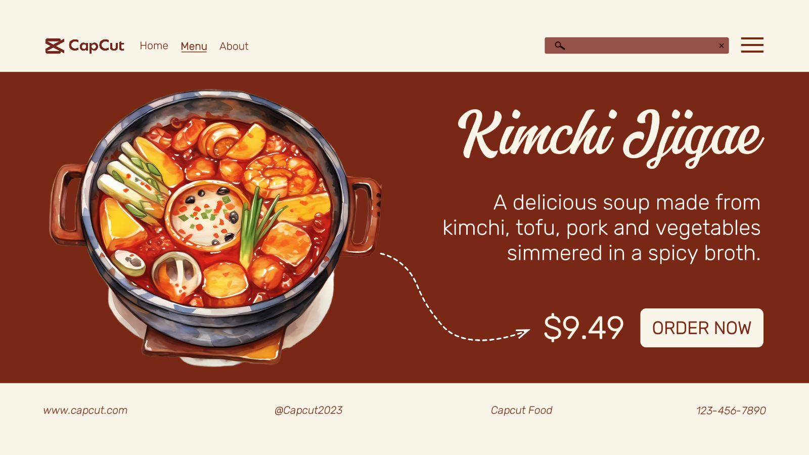 Publicación de Twitter de exhibición de productos alimentarios