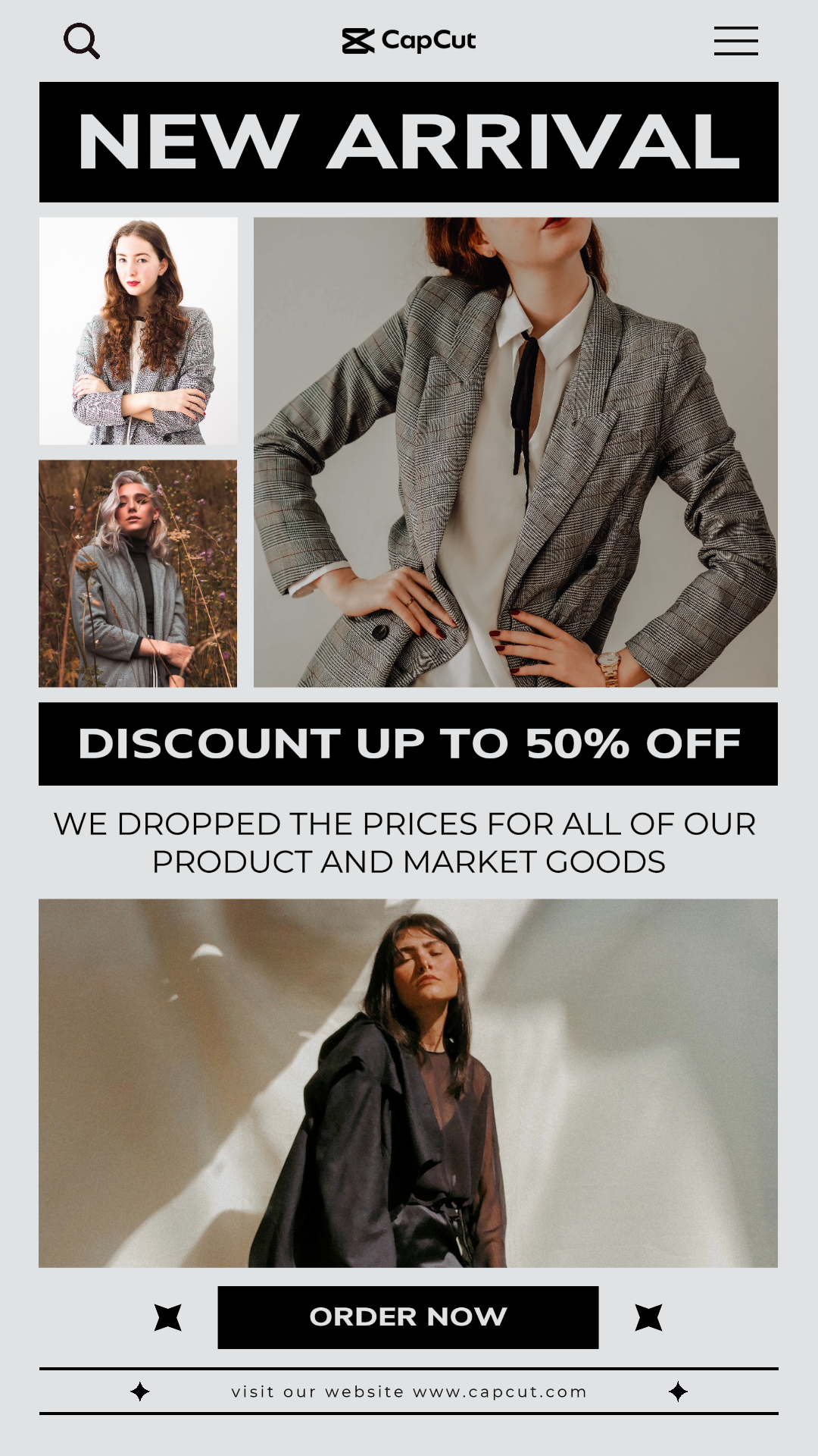 Multi images Product Fashion Promotion - Einfach