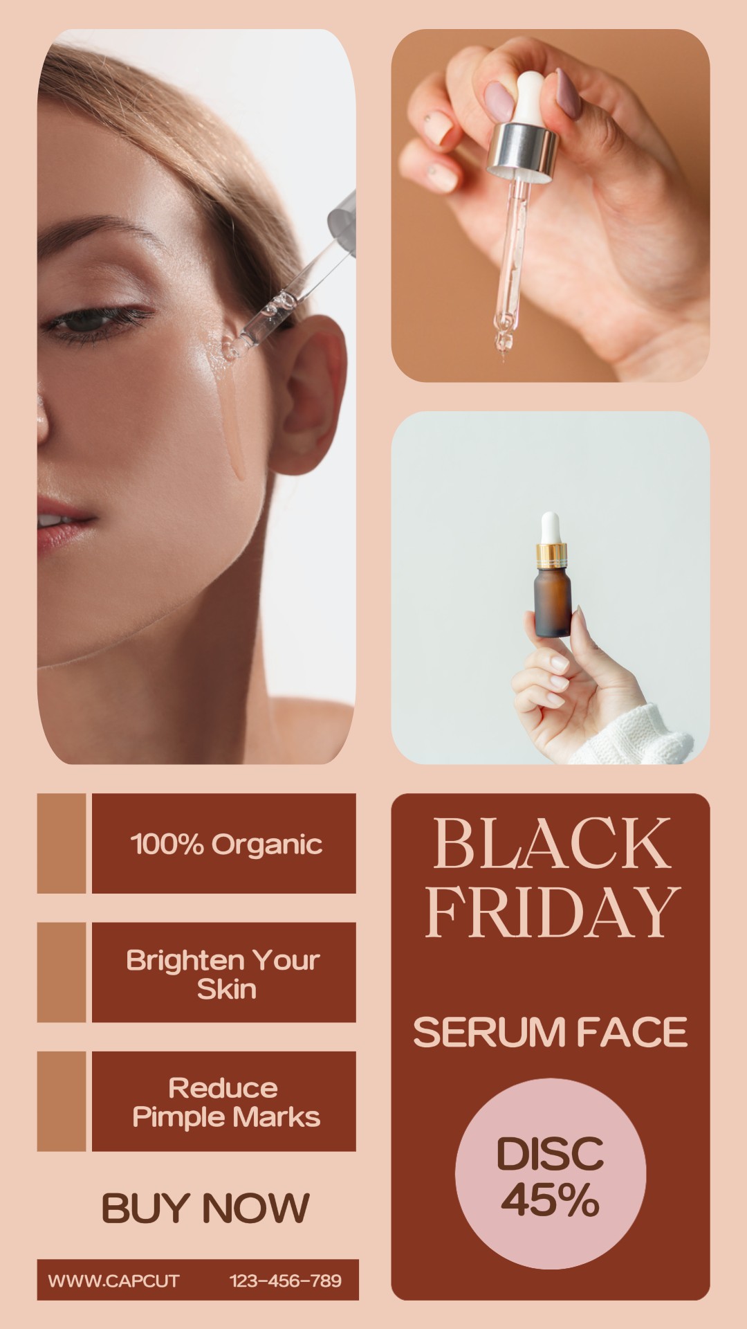 Black friday sale beauty and personal care instagram post