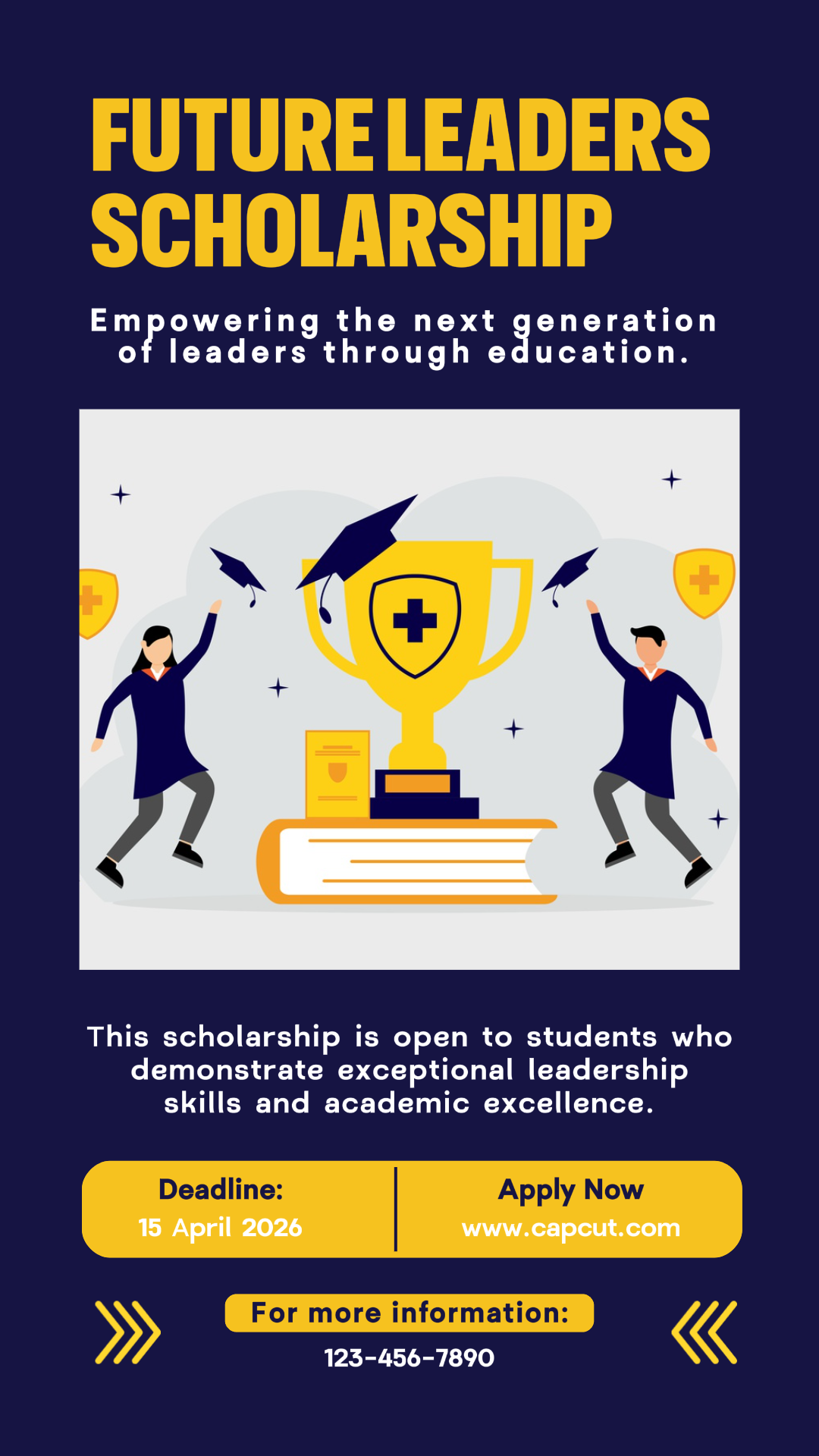 Programme de bourses d'études Histoire Instagram