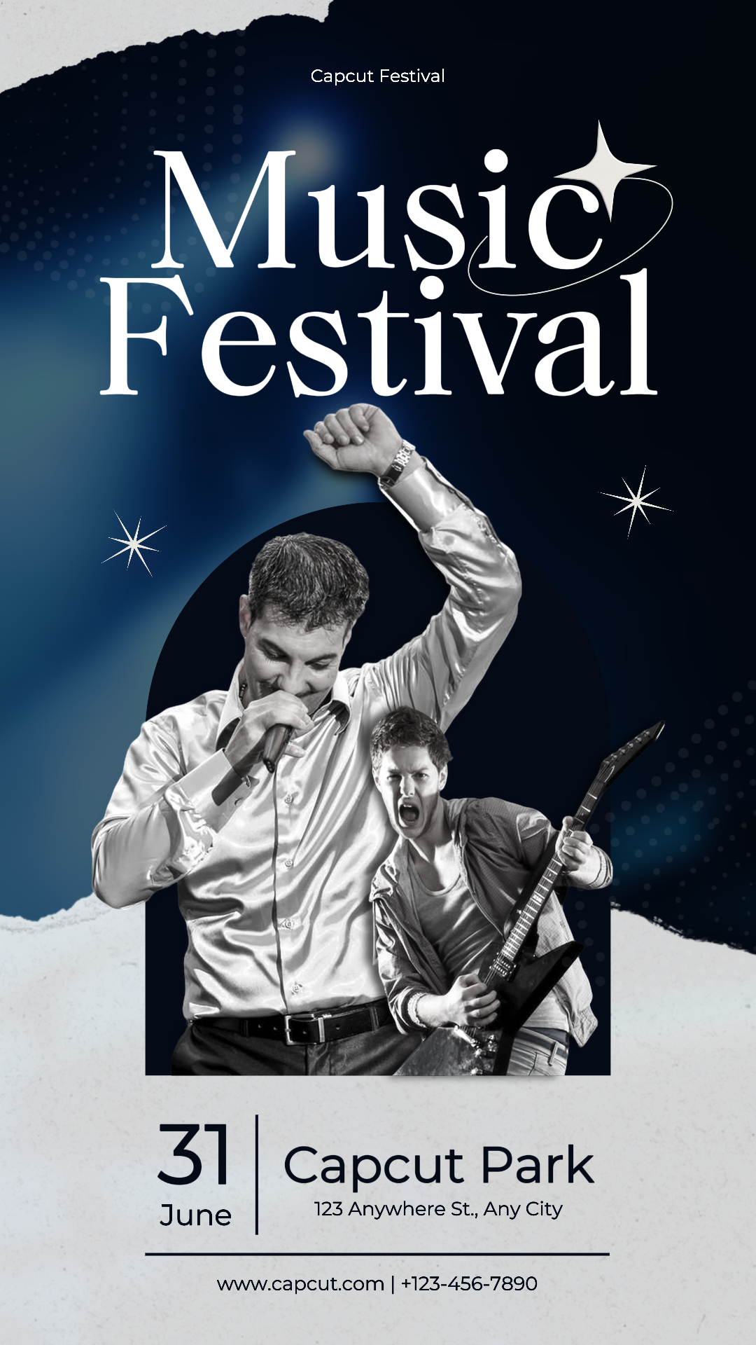 Festival de Música Entretenimiento Historia de Instagram