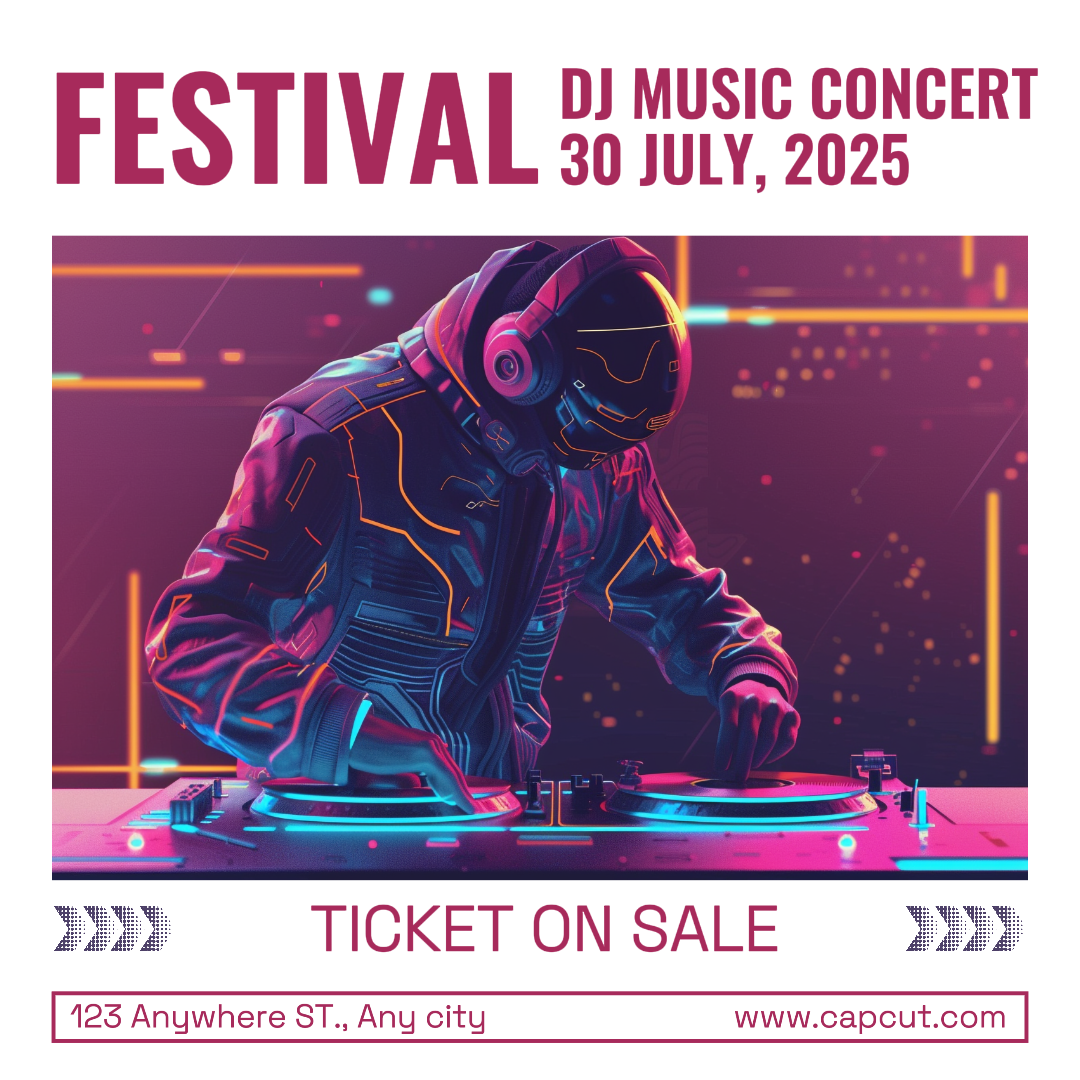 entertainment music festival dj music instagram post
