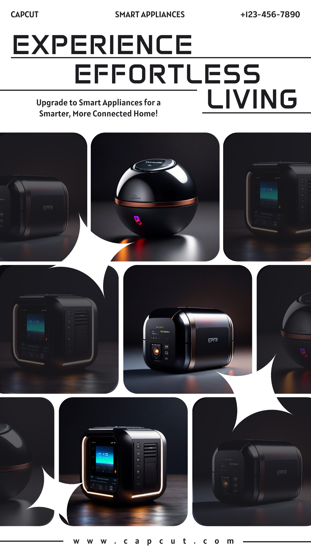 Household - Marketing Poster - Experience Effortless Living ( Smart Appliances ) - Instagram Story