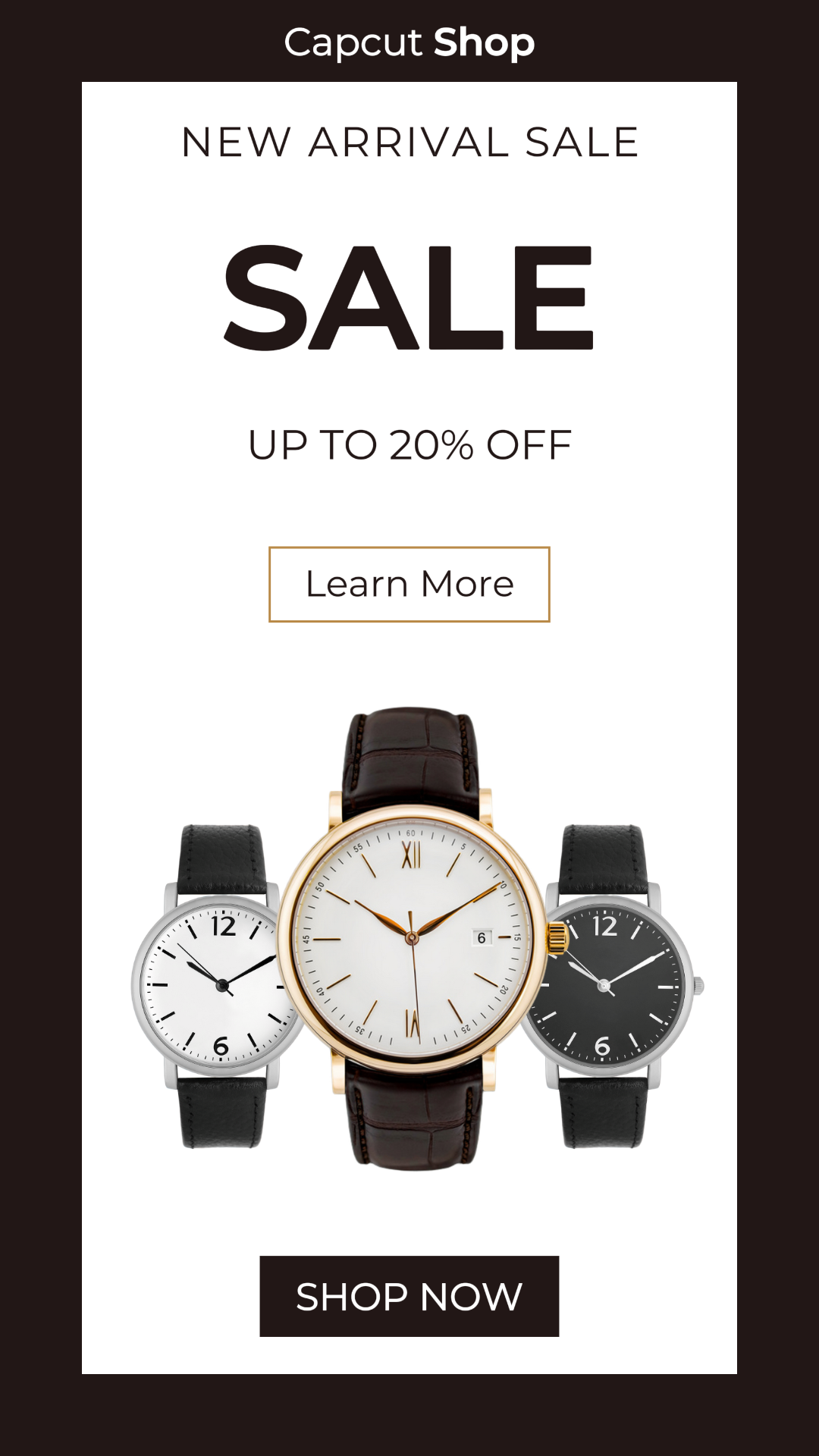 Watch New Arrival Promotion Instagram Story