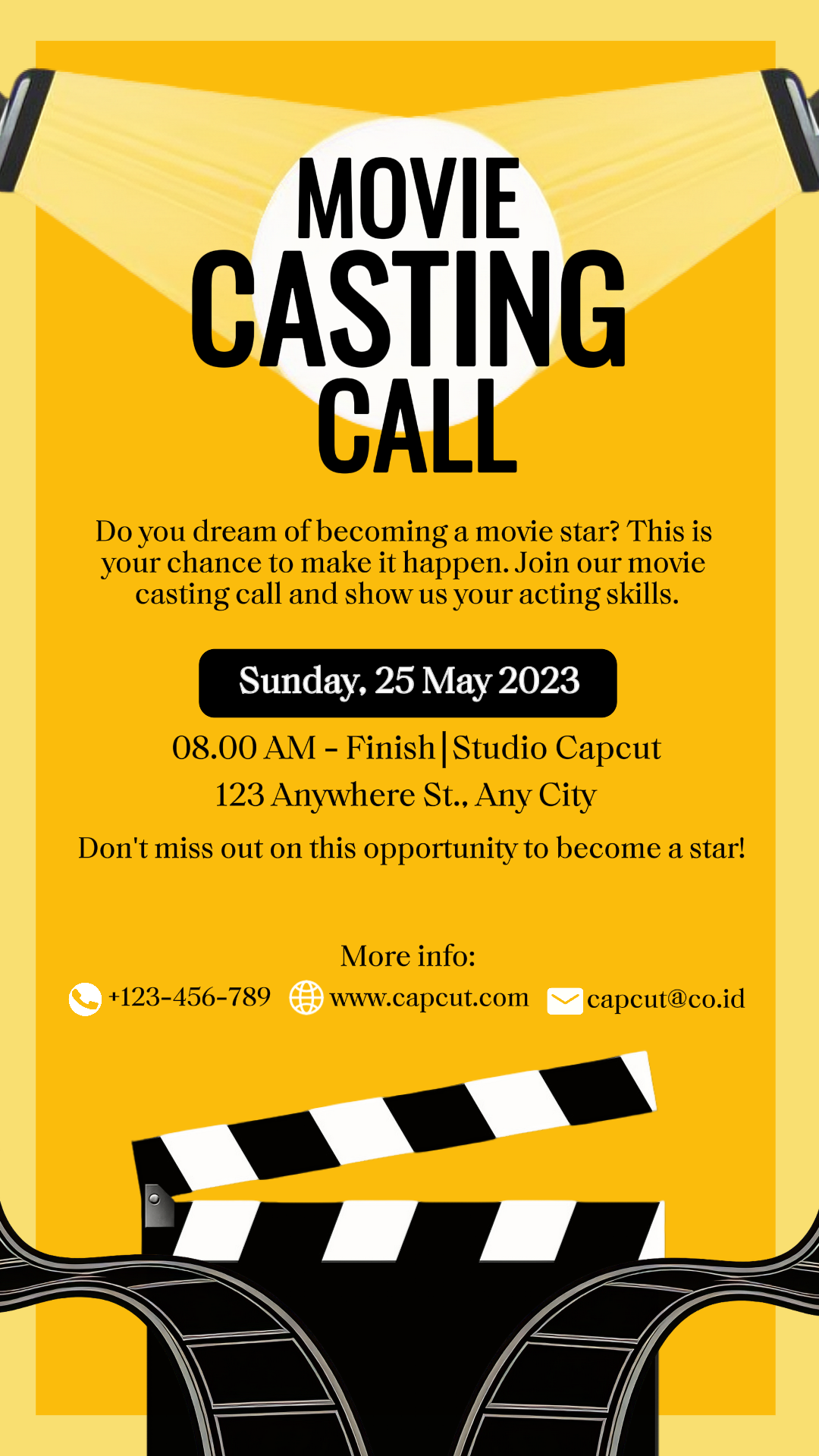 엔터테인먼트 영화 캐스팅 콜 인스타그램 스토리 옐로우