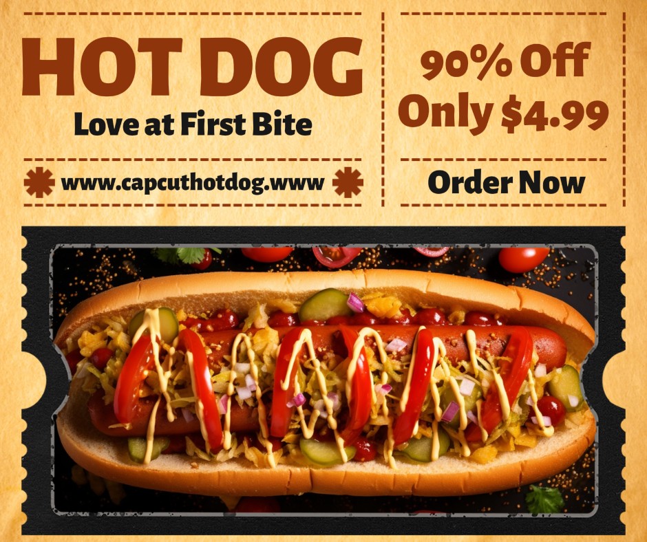 Food Hot Dog Promotion Facebook Post