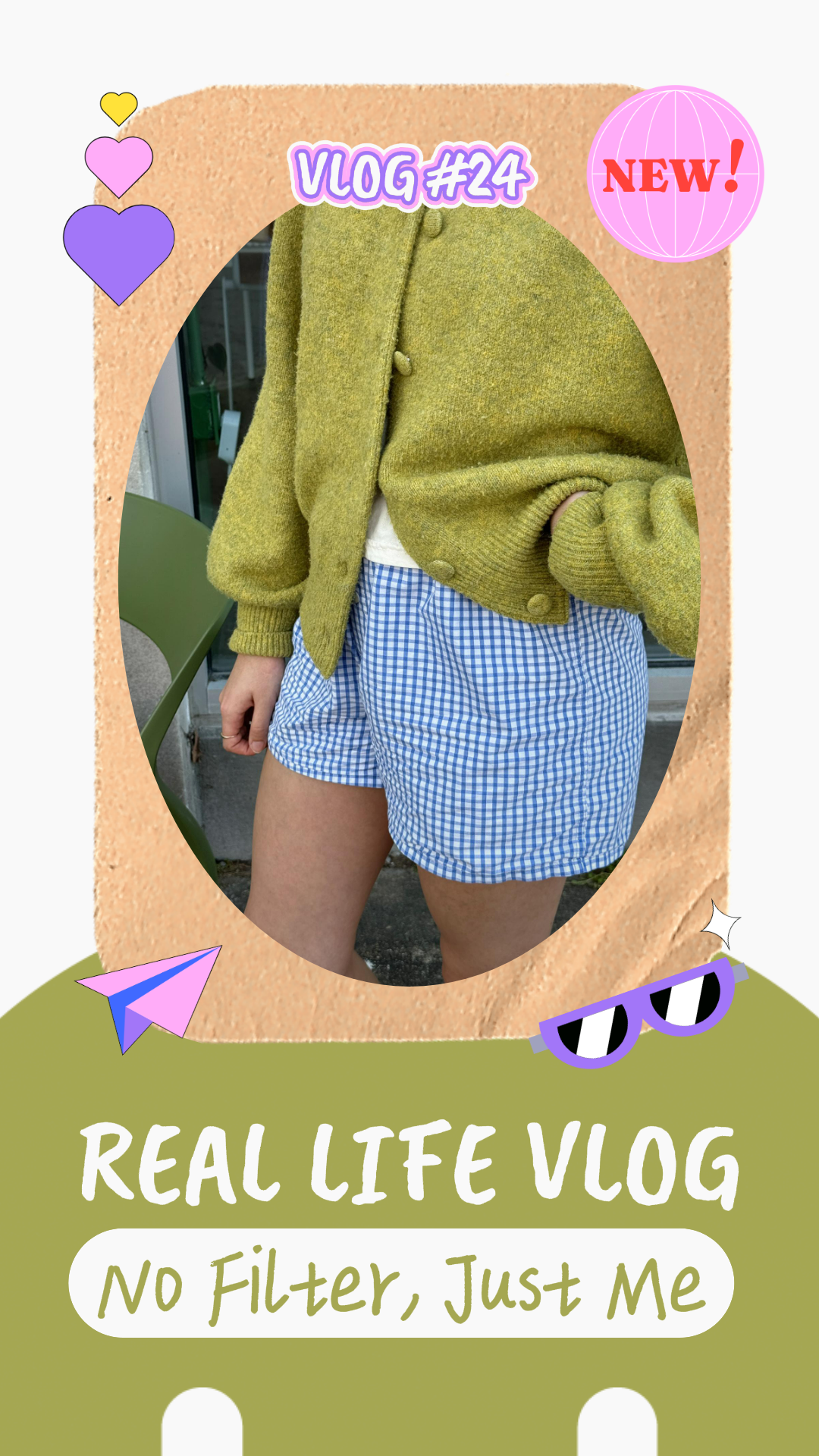 Tiktok thumbnail - Real Life Vlog Tiktok video cover