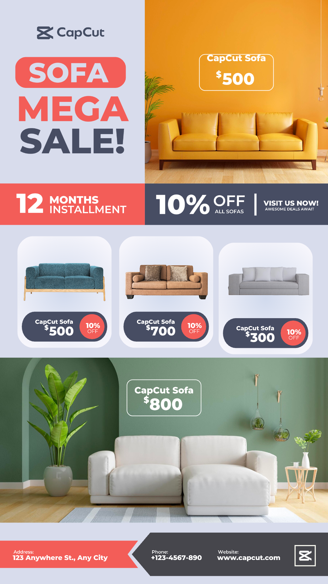 5 Gambar Multi-produk + Furnitur Rumah Tangga