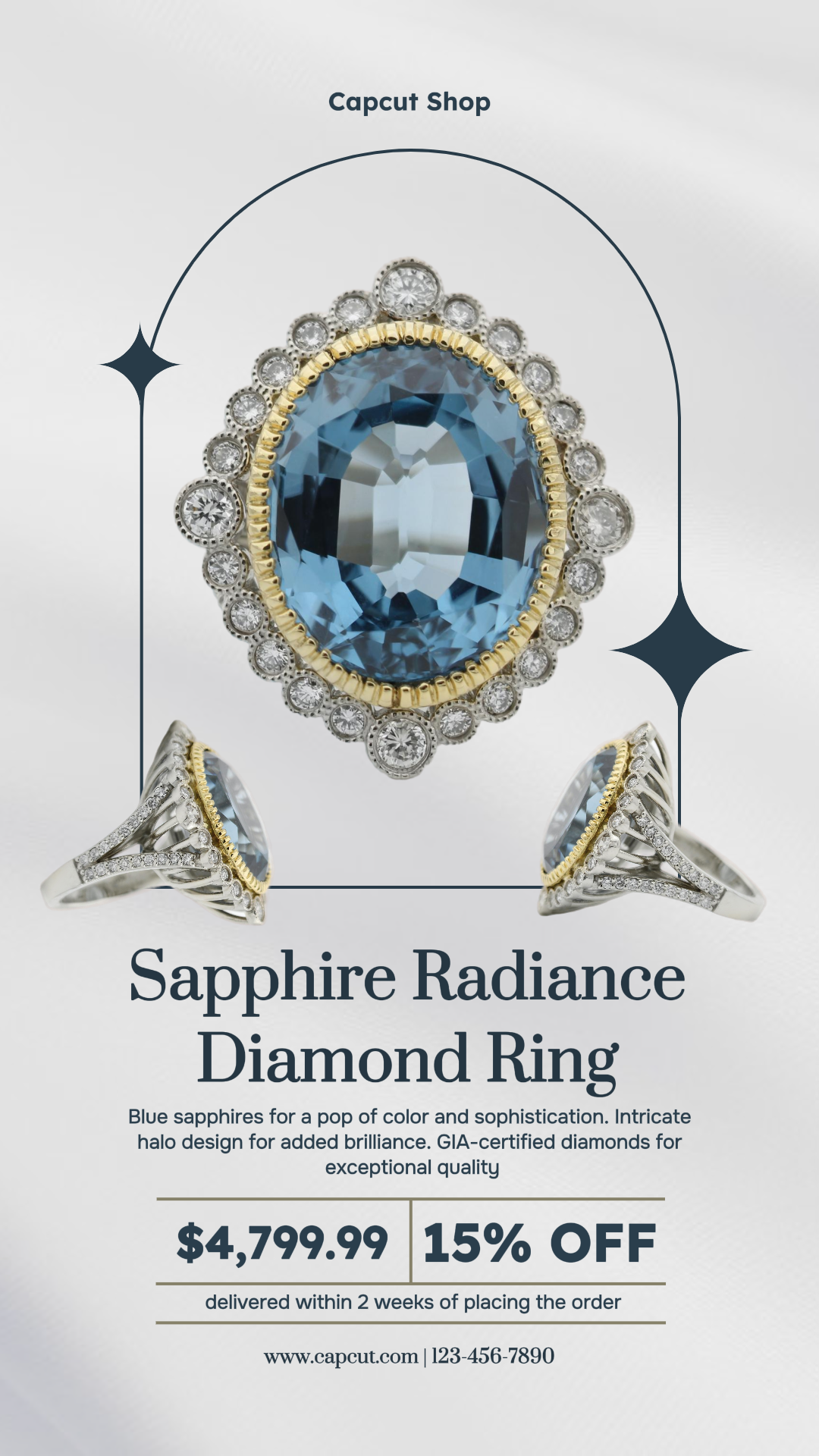 Jewelry & Acc Diamond Ring Promotion Tiktok Silver Elegance