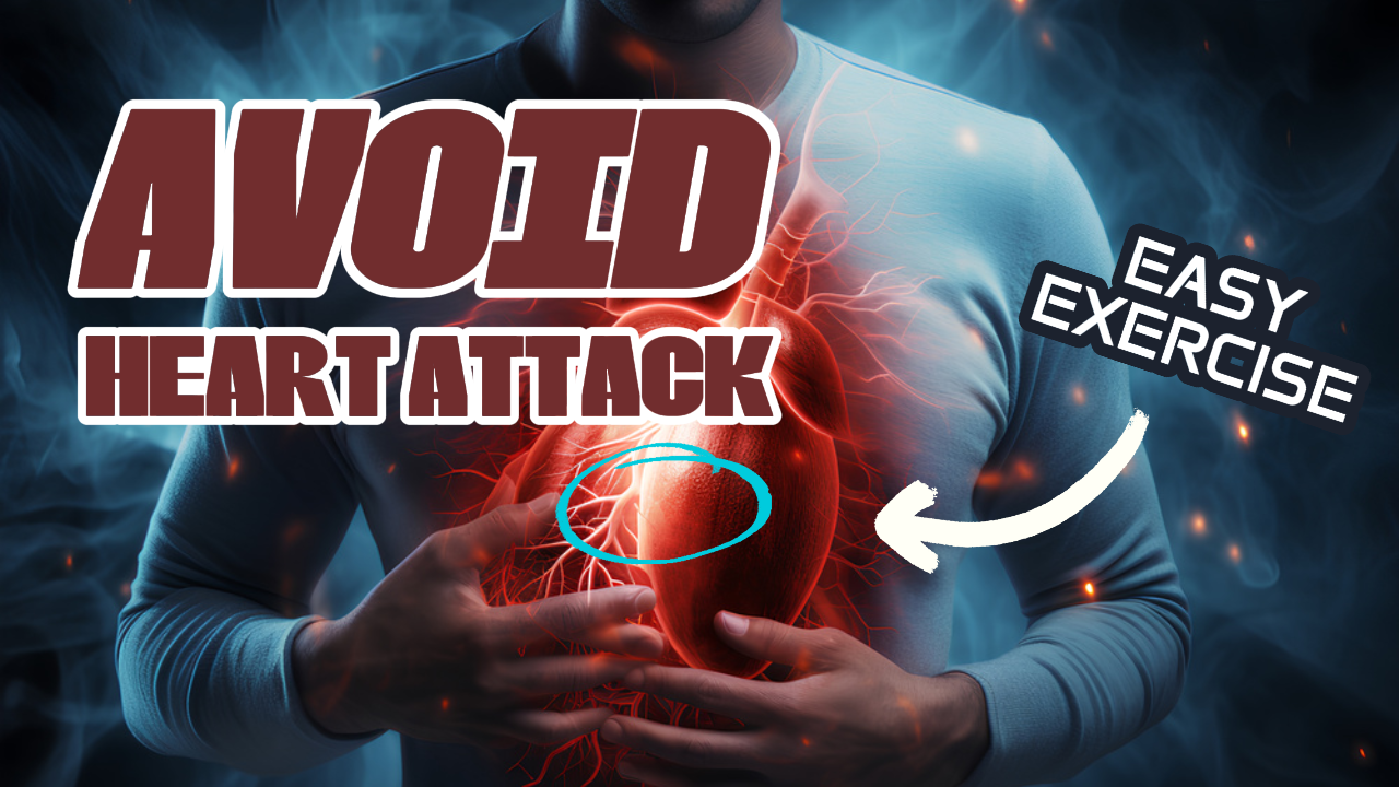 Éviter les crises cardiaques Exercice facile Vlog Youtube Thumbnail