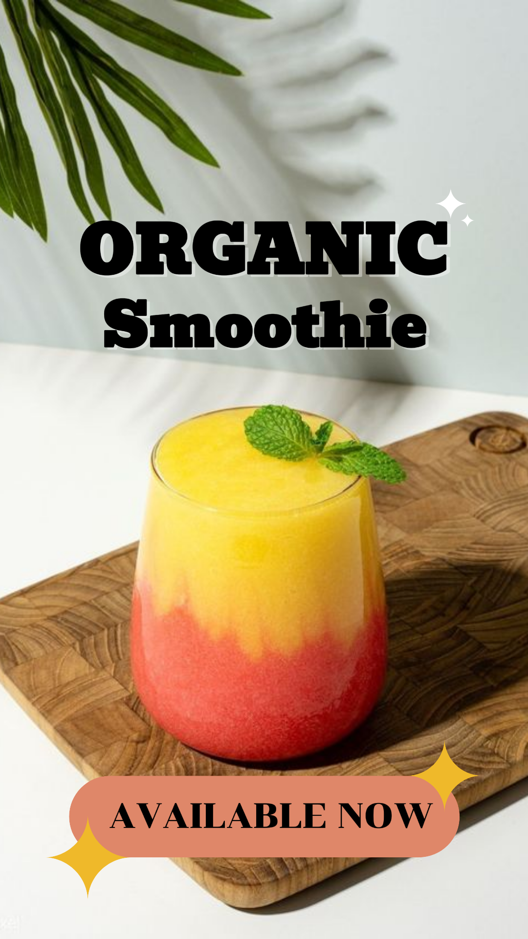 Lebensmittel- und Getränkemarketing-Poster IG Story jetzt verfügbar