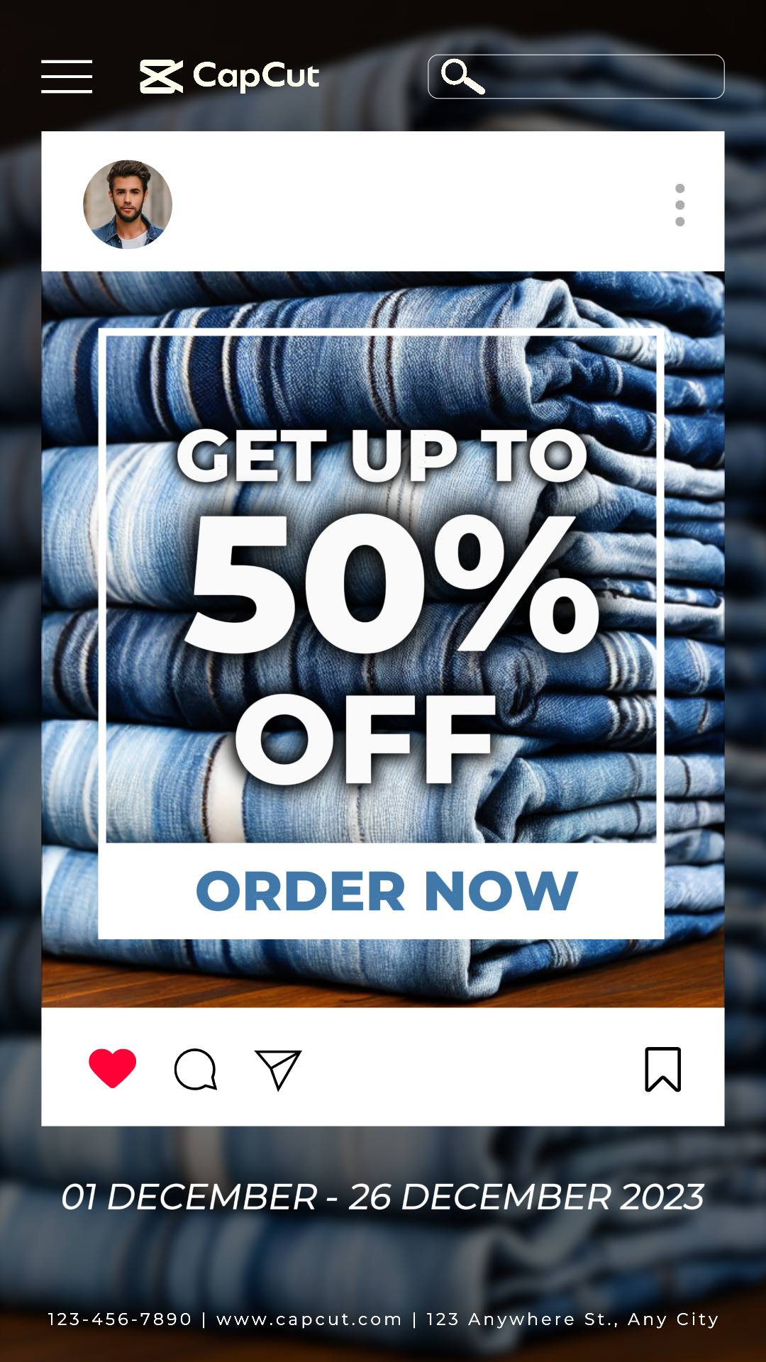 capcut template cover