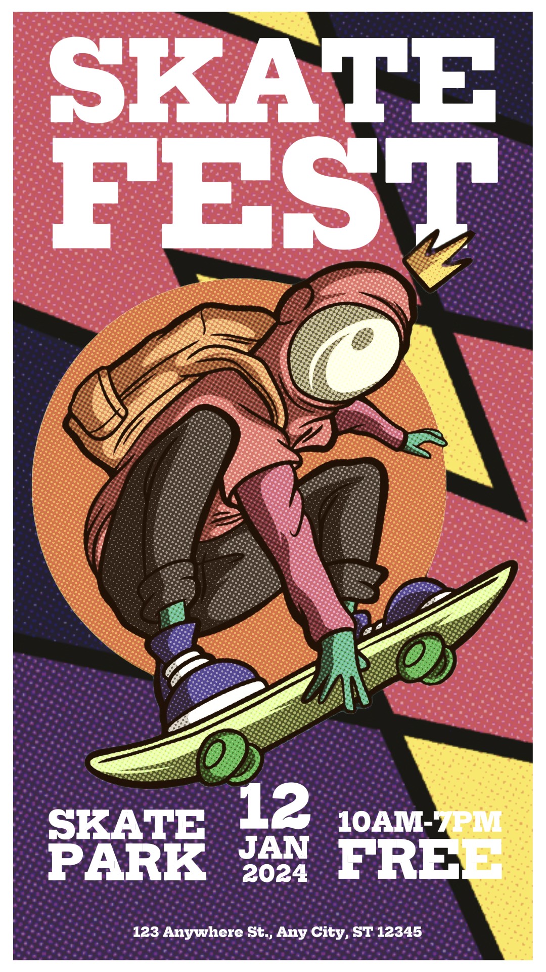 Skate Fest Flyer Instagram Story