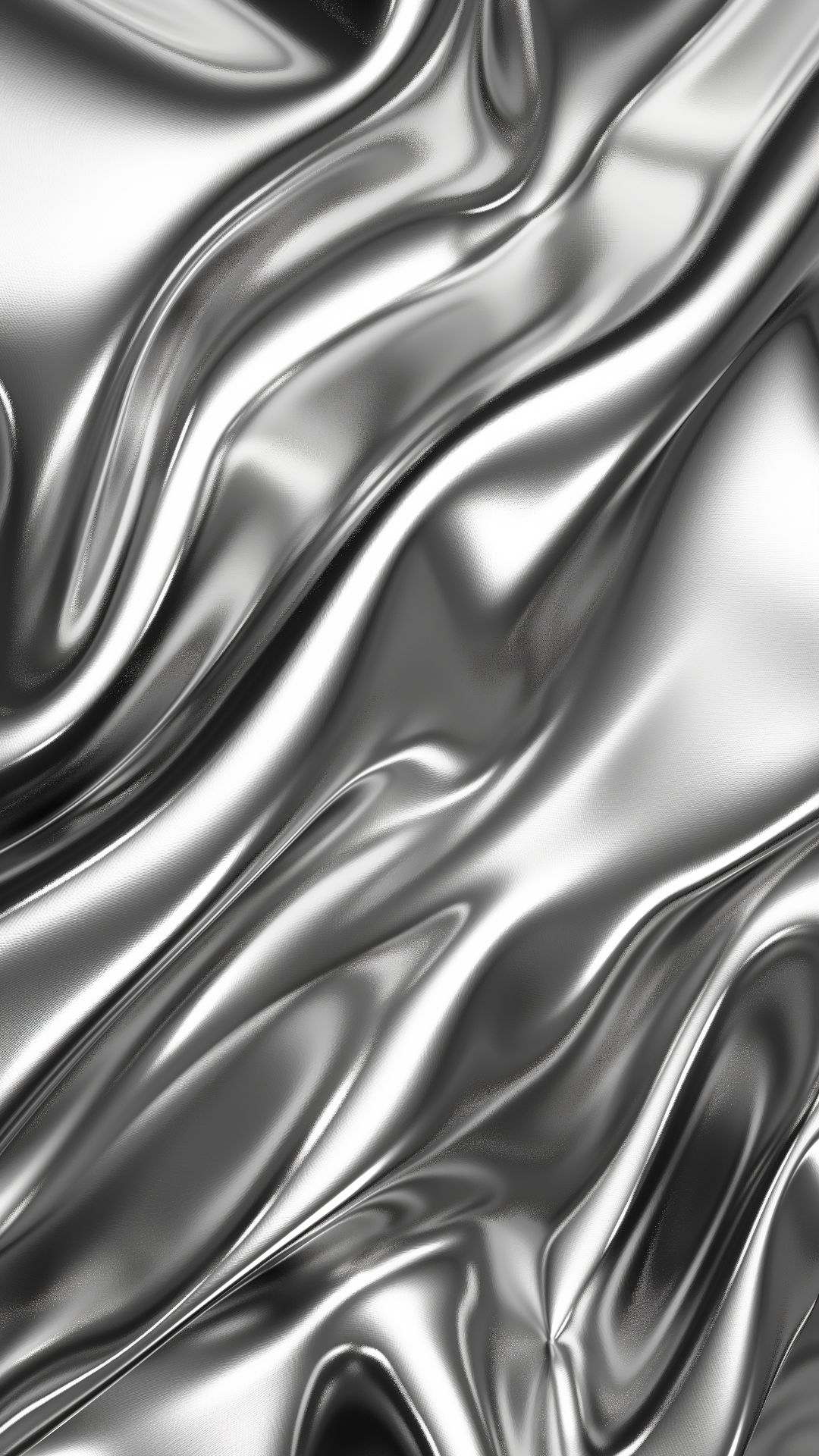 Wallpaper creative poster metallic silver hard gradient