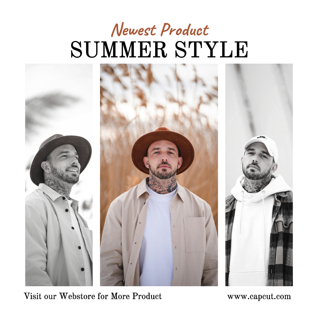 Post Instagram de style d'été à la mode