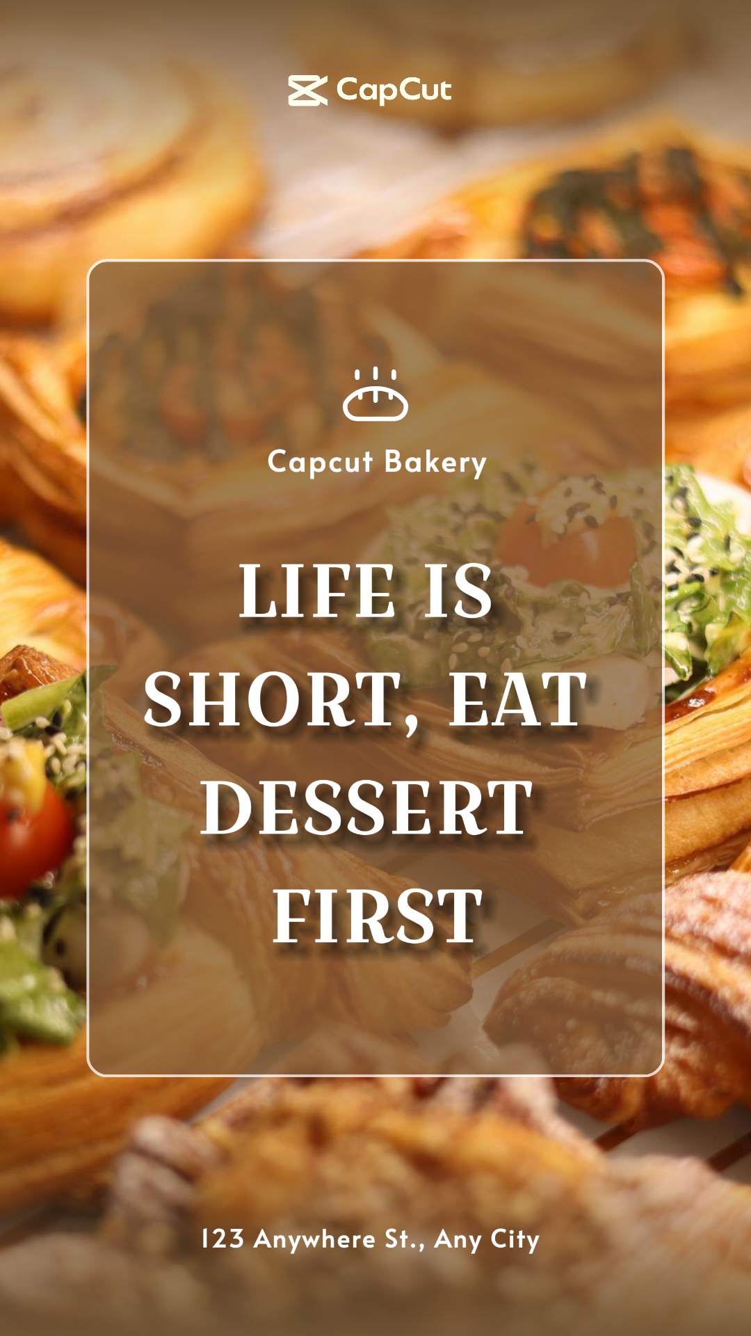 Tiktok Thumbnail Food and Beverage Bakery Vlog