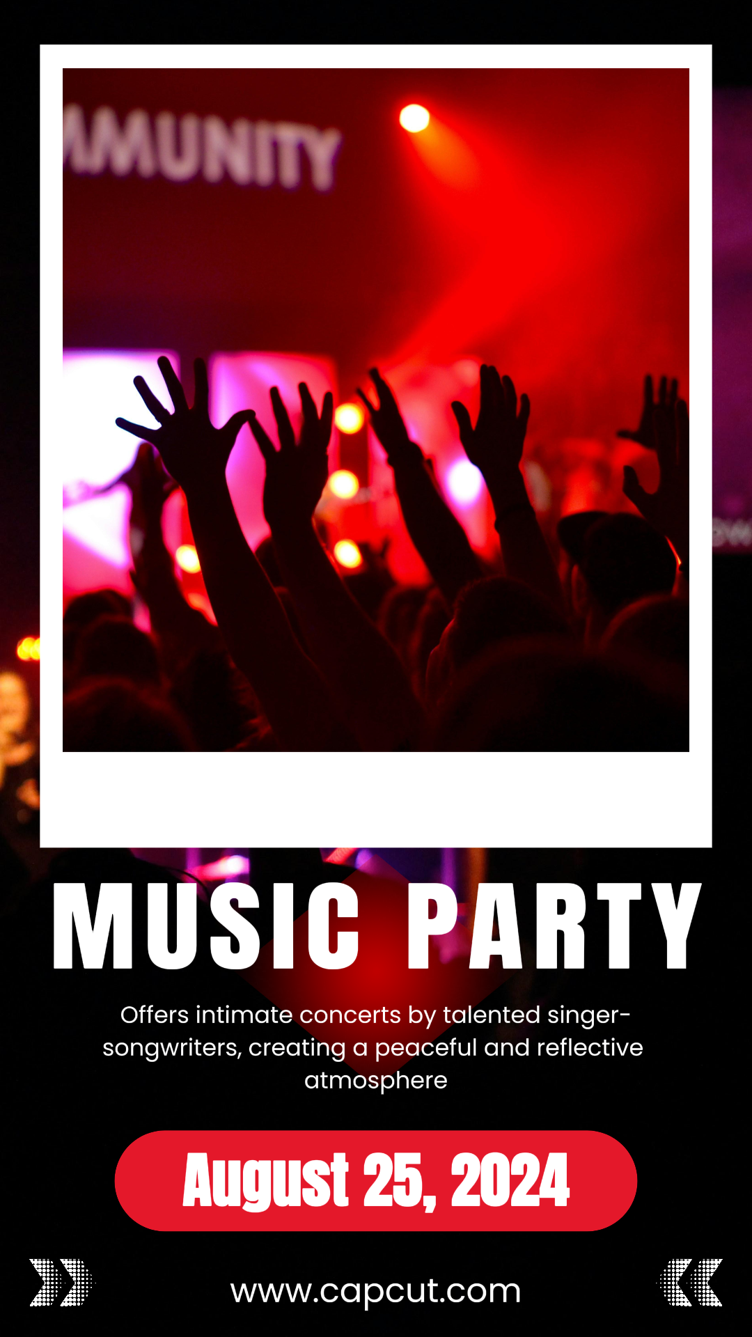 Divertissement Instagram Story Music Party