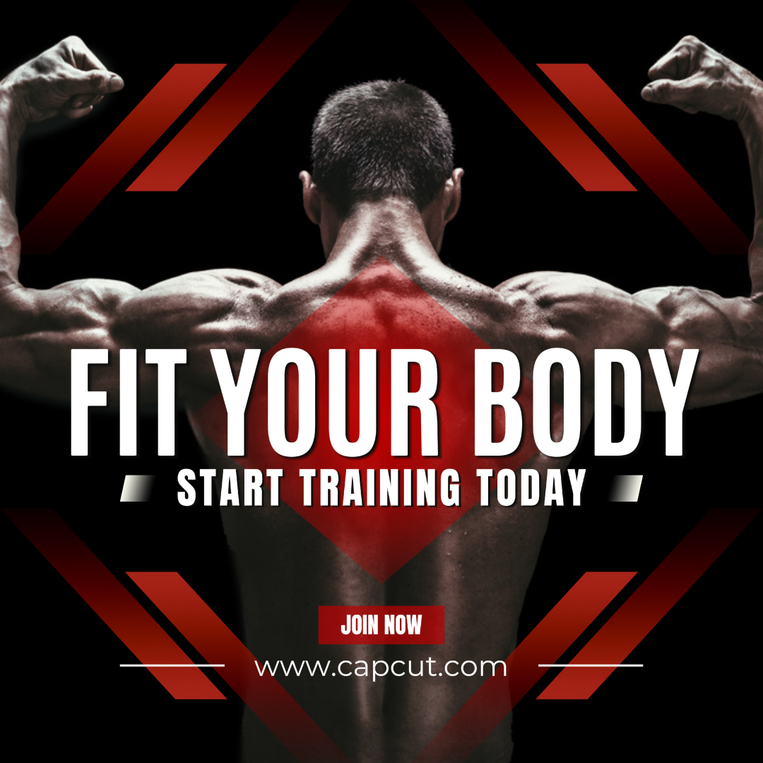 Workout and fitness - Marketing Fit Your Body Instagram Post