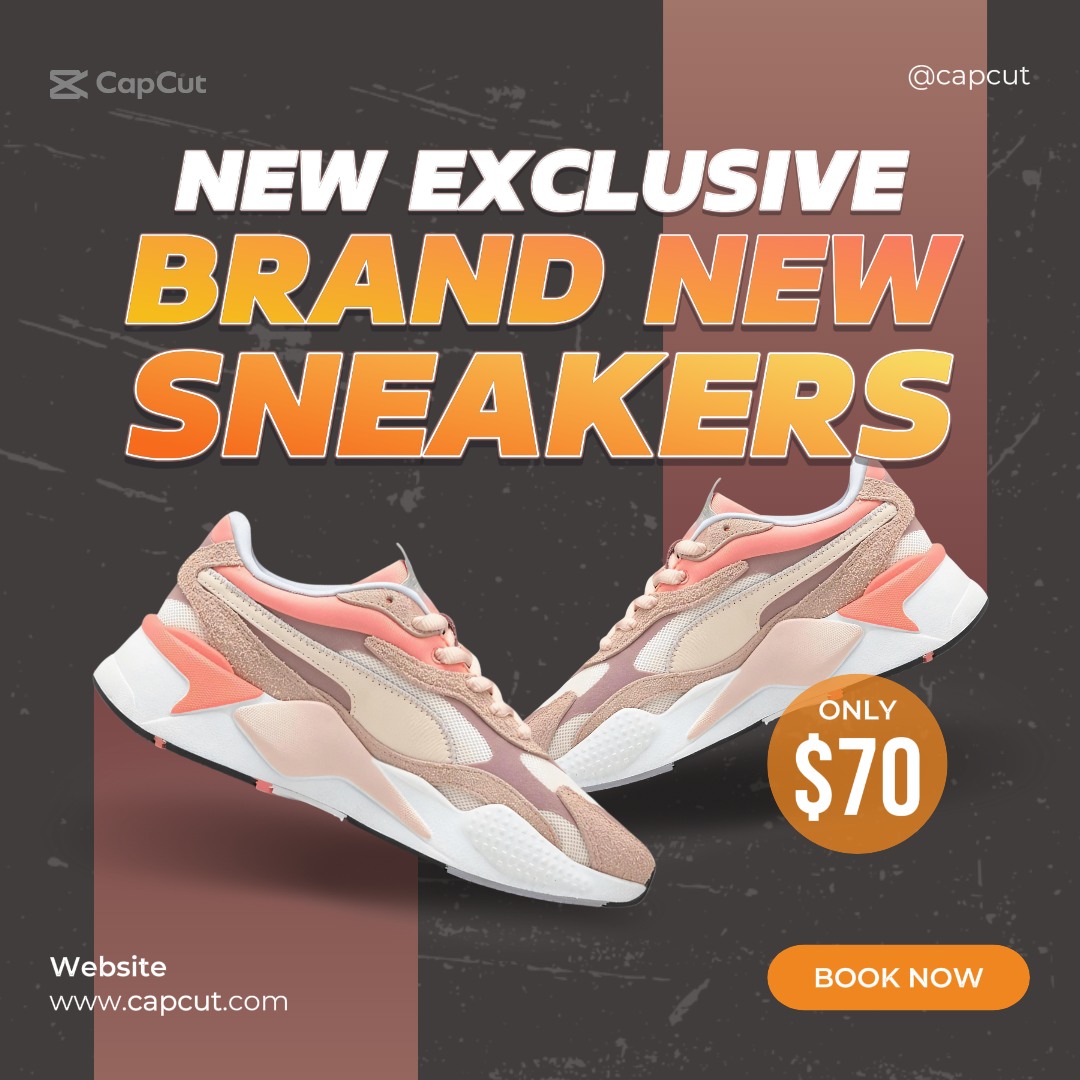 Fashion Industry-Instagram Post-New Exclusive Brand New Sneakers