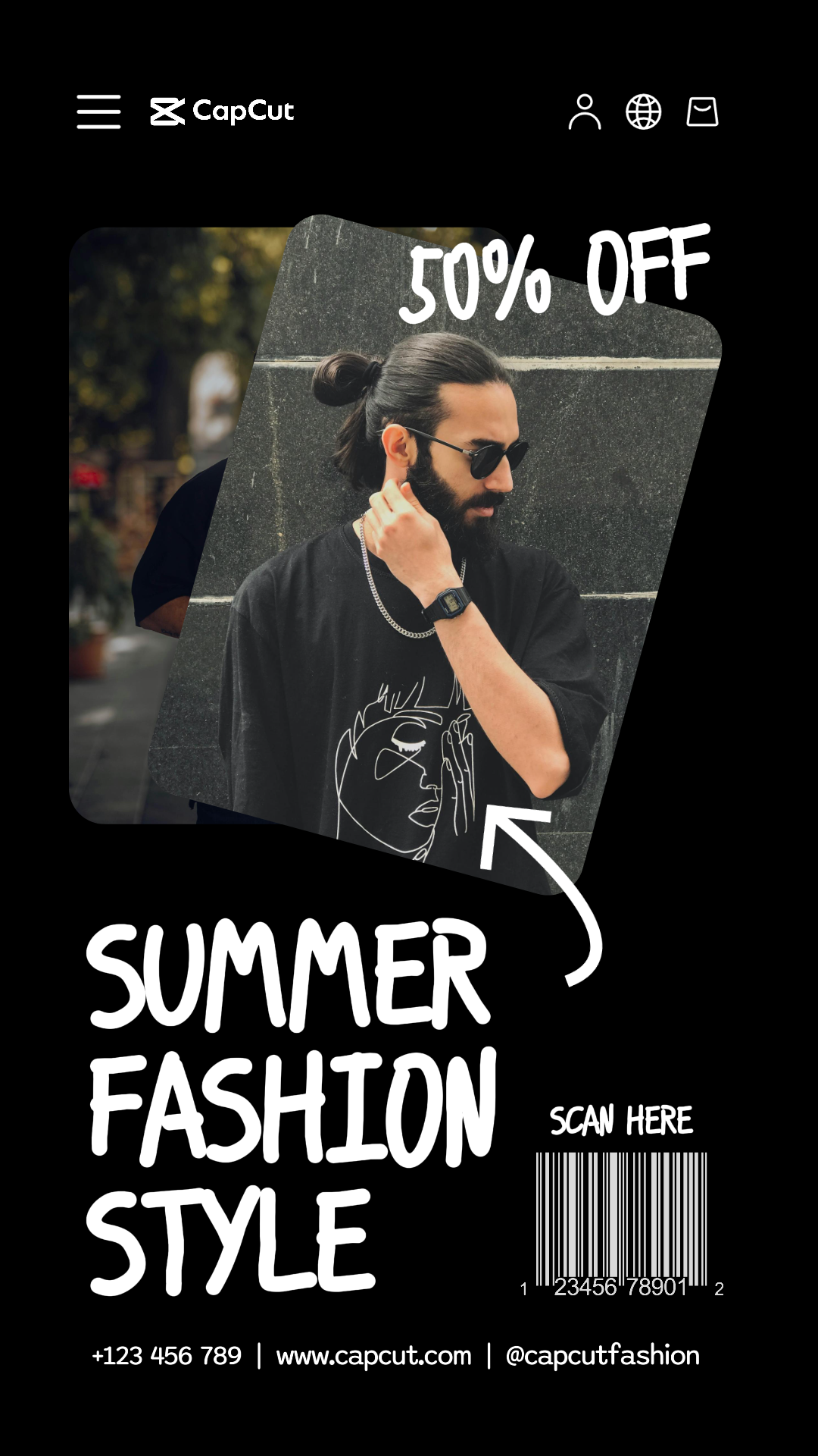 capcut template cover