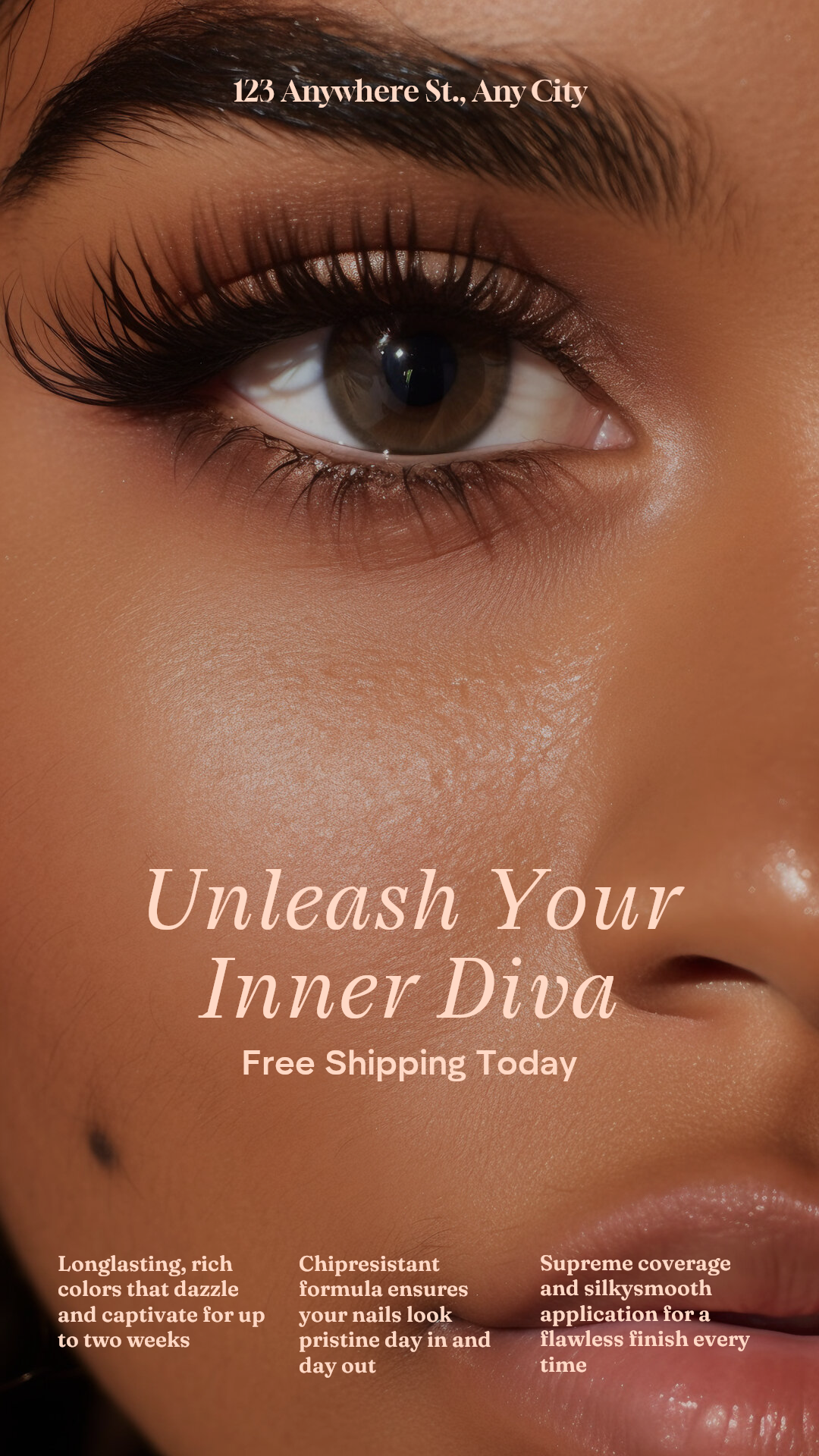 Belleza y cuidado personal Exhibición del producto Presentación detallada