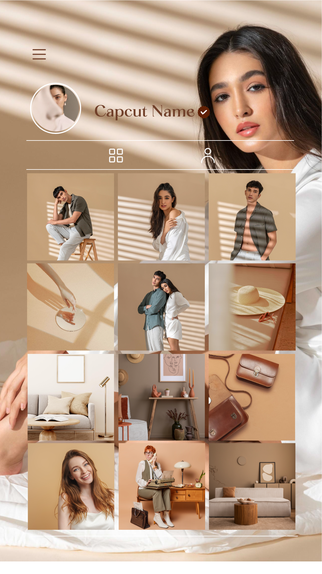 Foto de collage minimalista historia de instagram