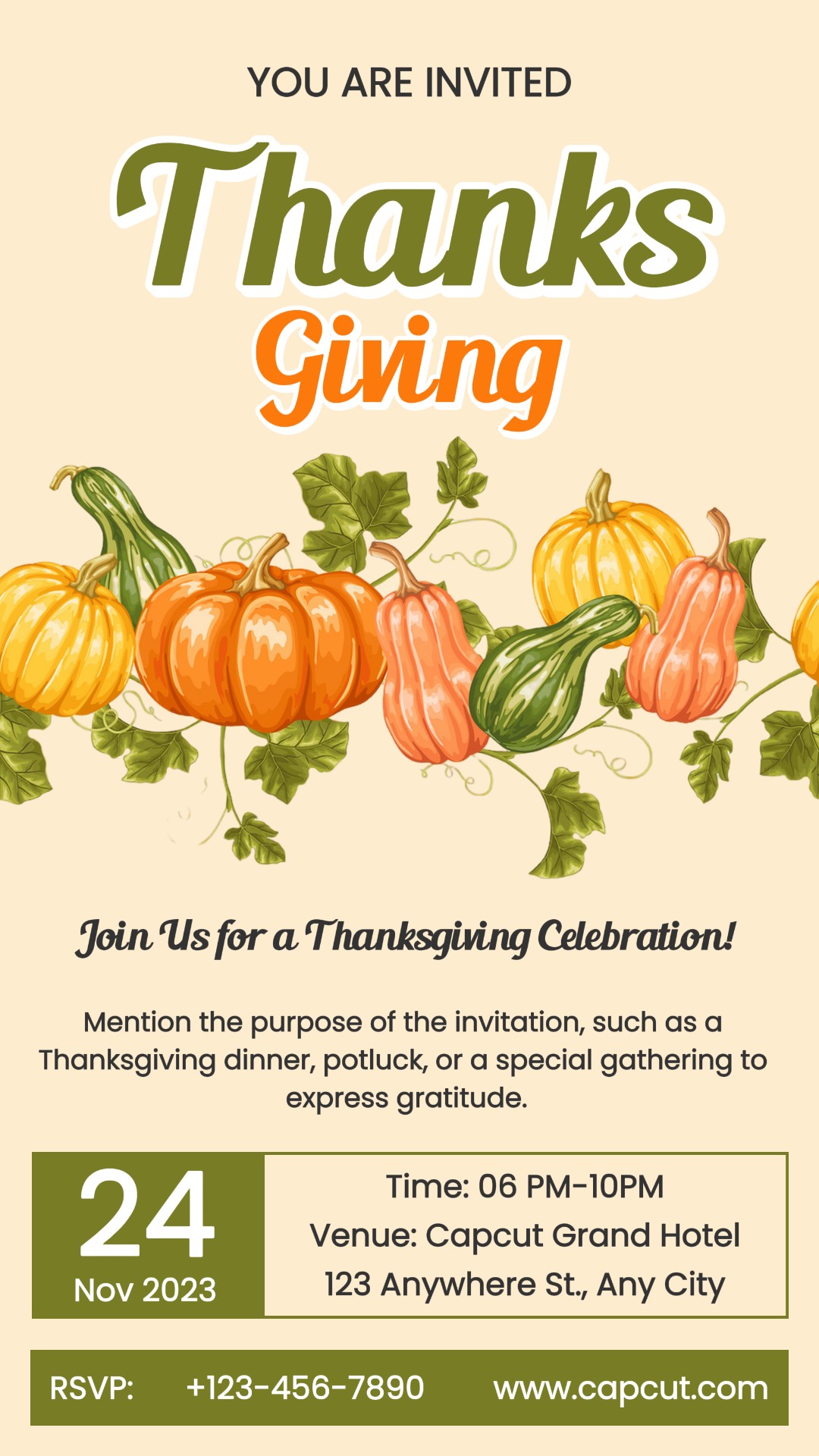 Einladung zum Dankeschön Instagram Story