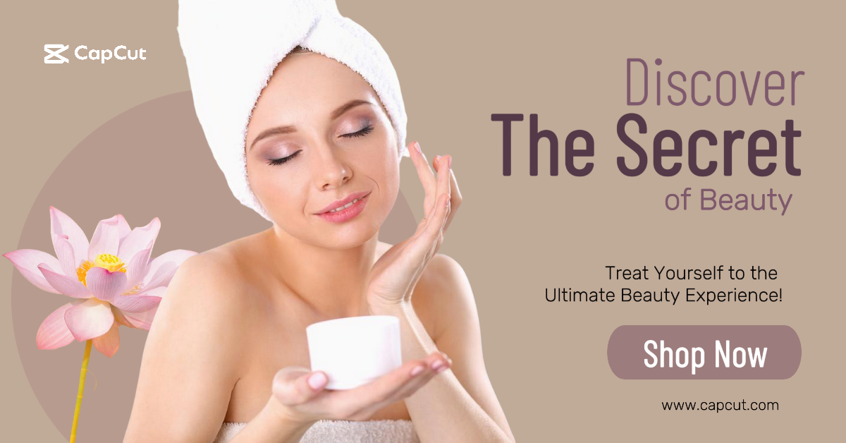 Anuncios de Facebook - Cartel de marketing cuidado de la belleza