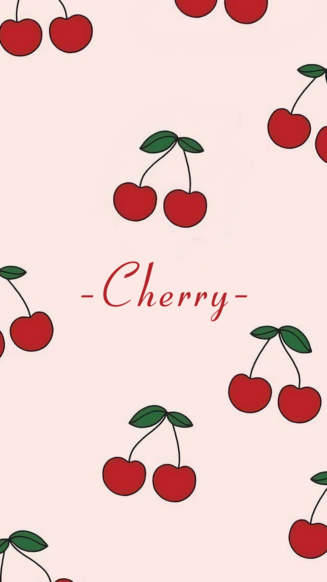 Wallpaper creative poster fruits tiktok cherry