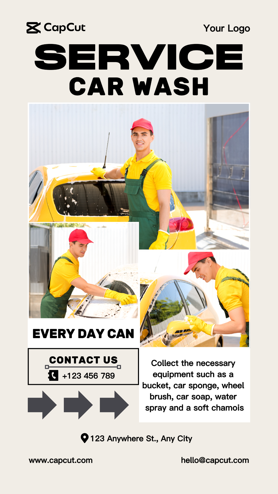  Service Car Wash Promotion Instagram Story