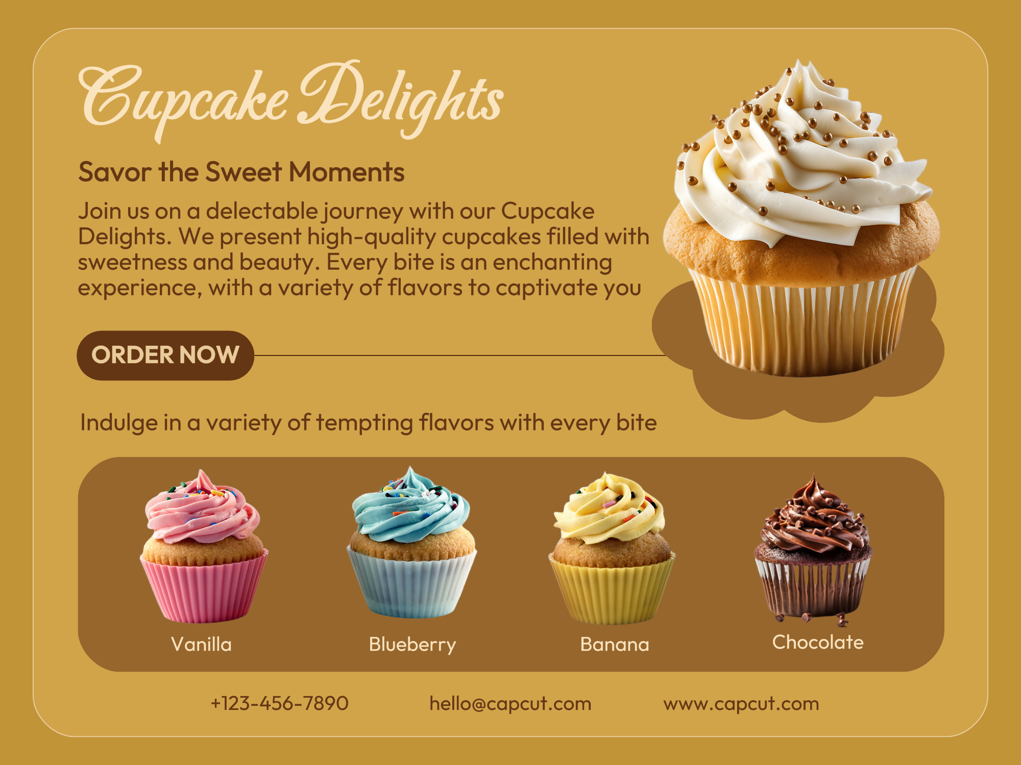 Food & Beverage Cupcake Delights