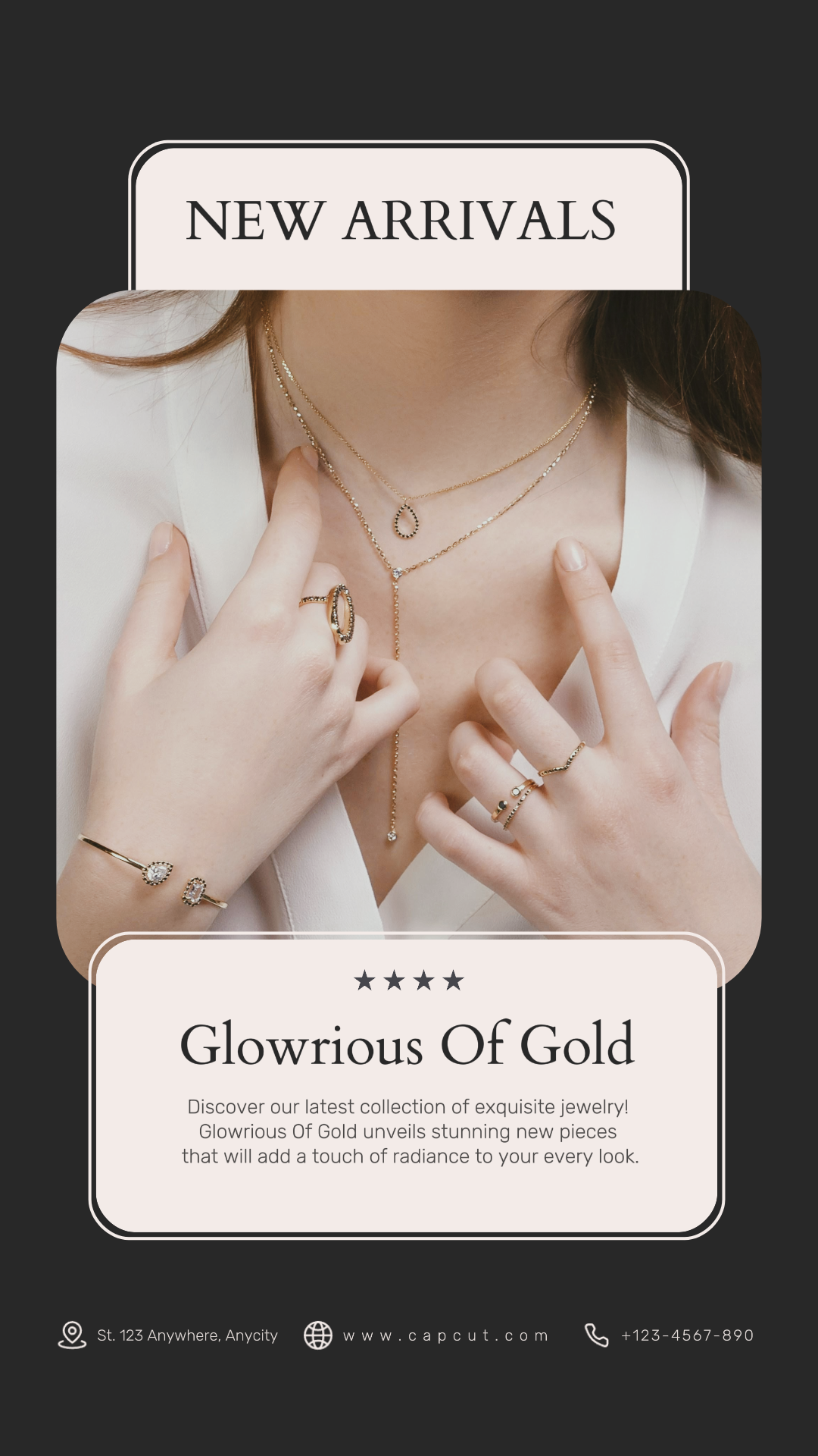 Jewelry & Accessories Glowrious Of Gold Black