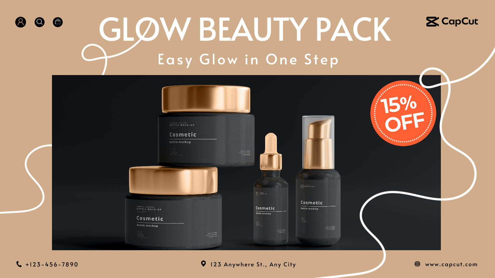 Beauty Pack Kosmetik-Rabatt Twitter Post