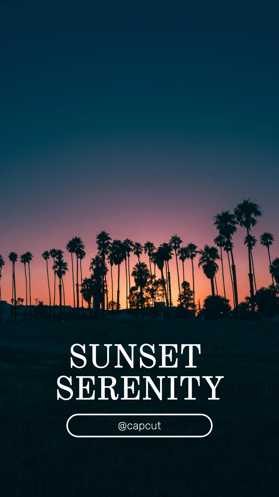 Tiktok miniature coucher de soleil sérénité histoire instagram