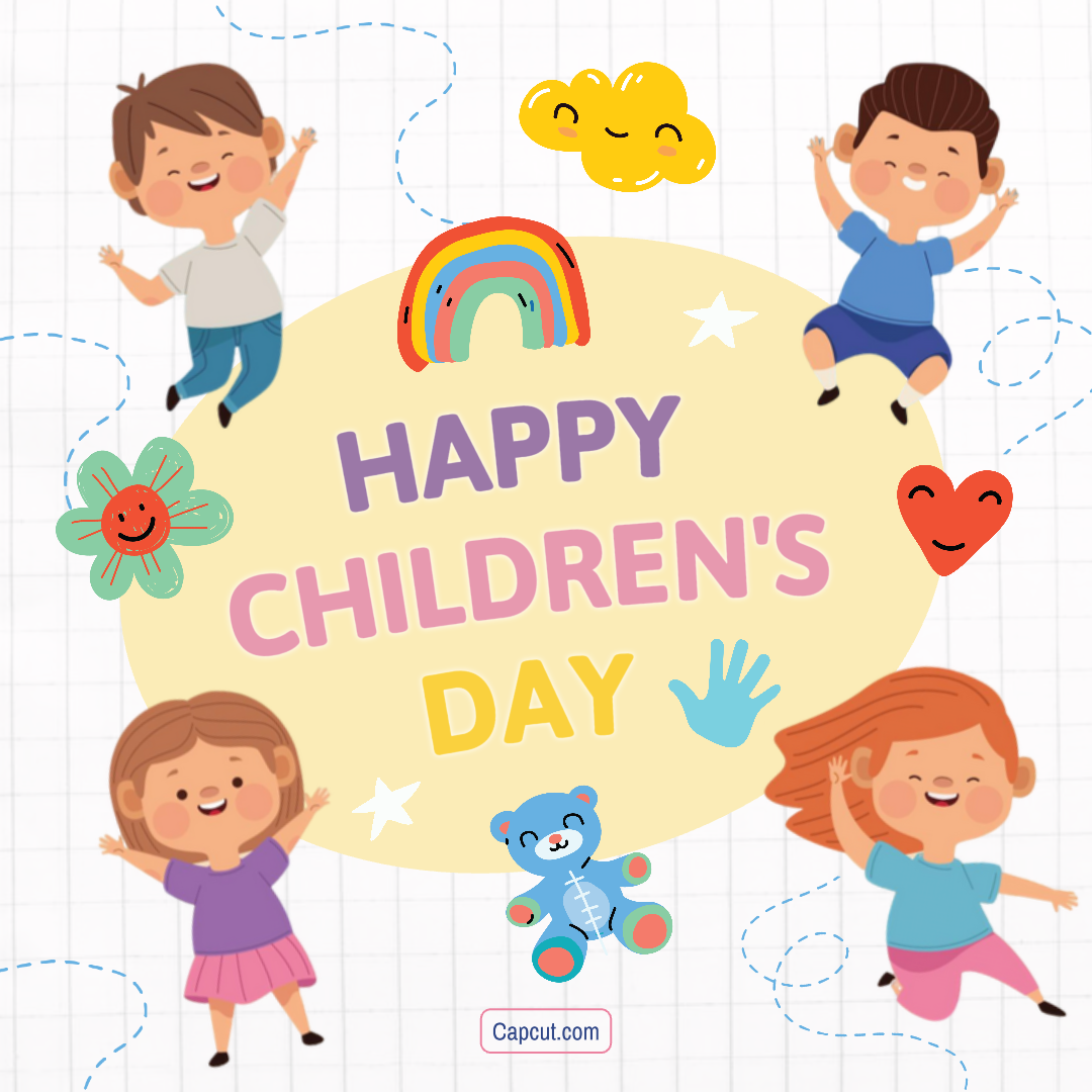 어린이날 크리에이티브 포스터 IG 포스트 키즈 앤 펀