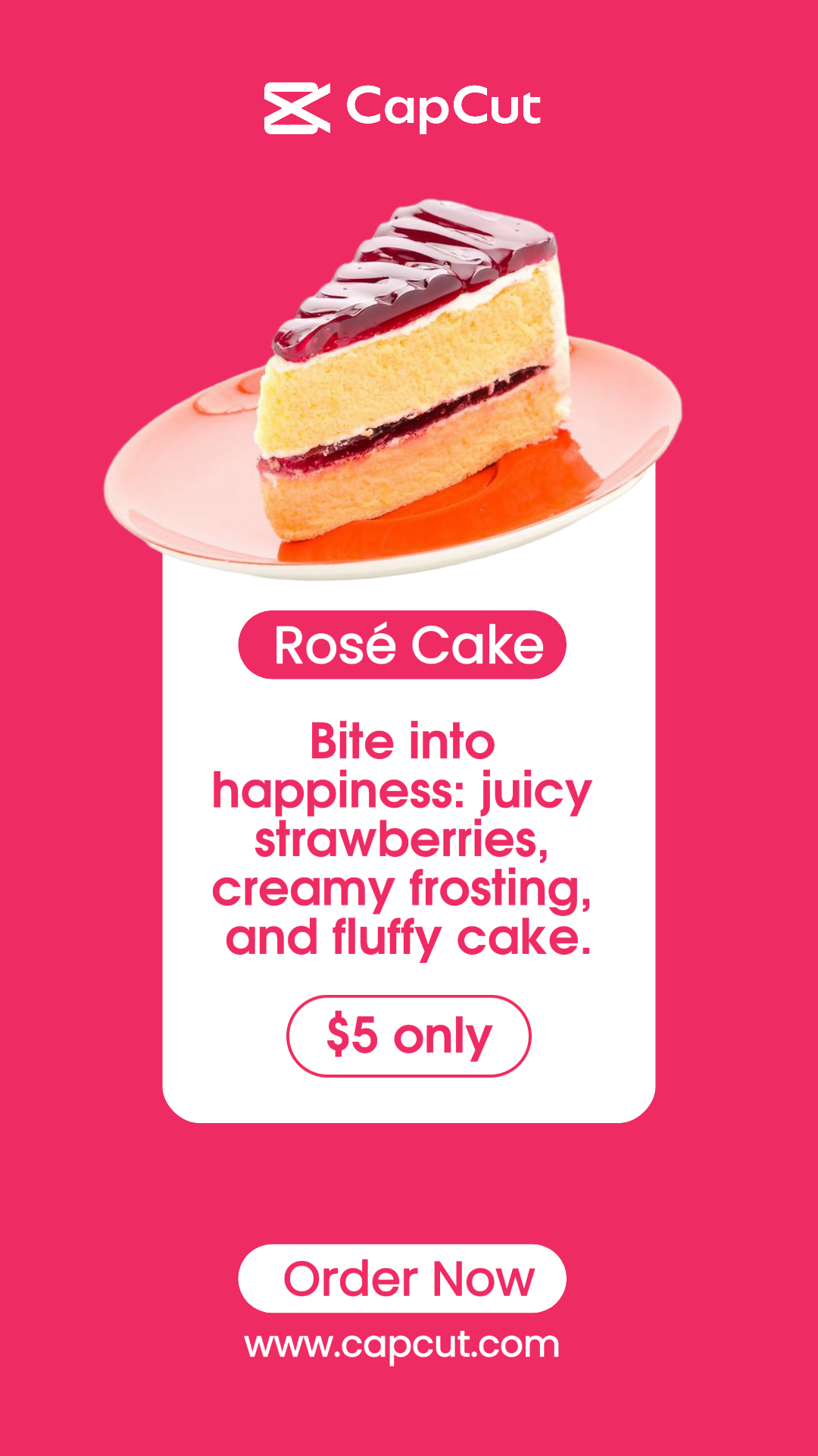 Comida y bebida - Pastel a la venta Historia de Instagram