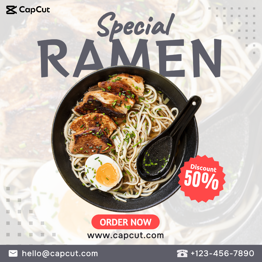 Food ramen special intagram post