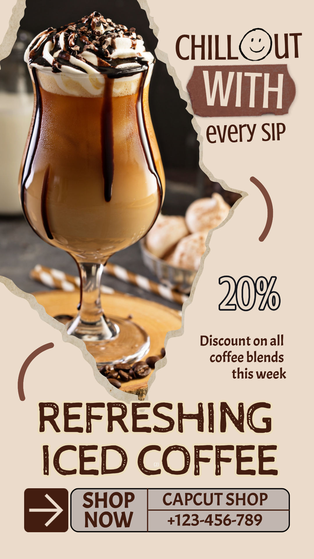 iced Coffee Promotion Instagram Story