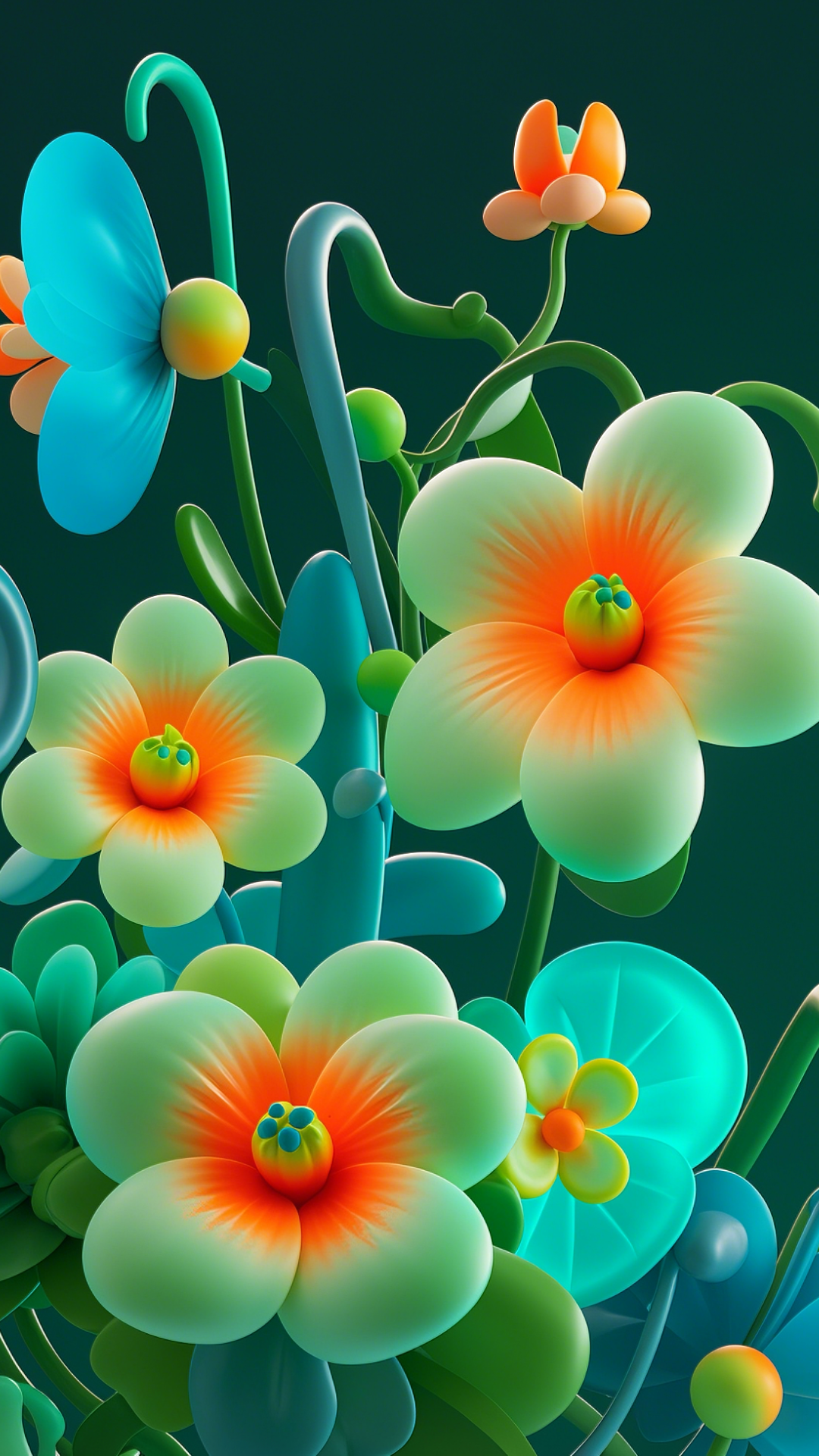 Wallpaper Criativo Poster flores