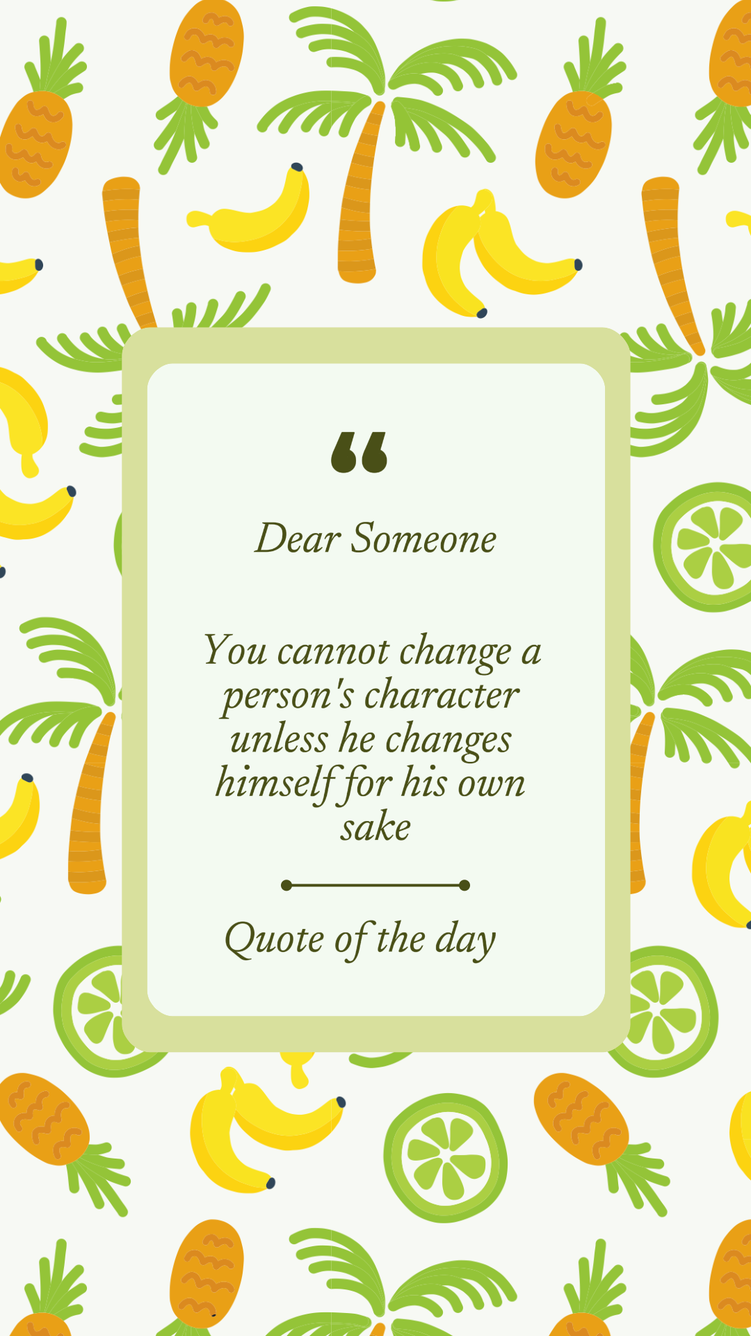 Fondo de pantalla cartel creativo fruta