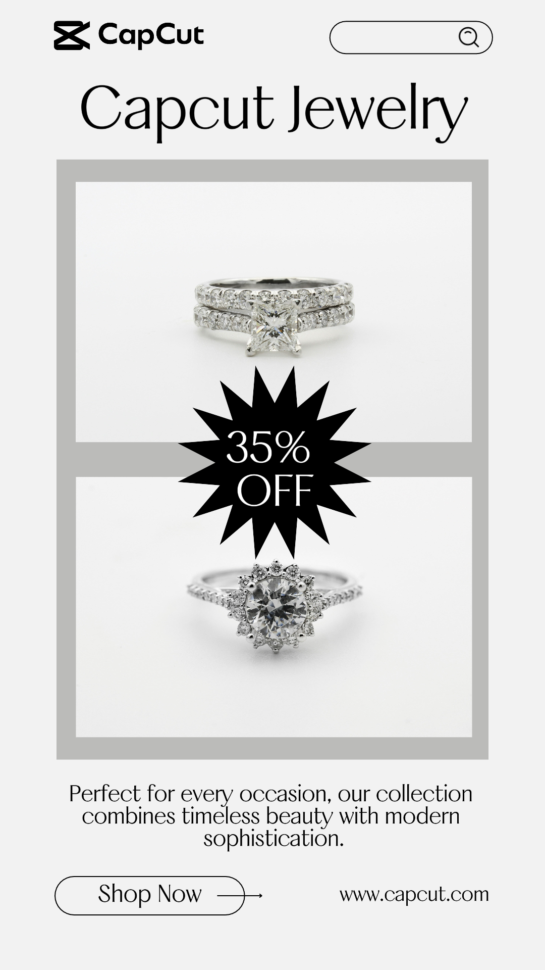 Joyas y accesorios - Promoción de carteles de marketing Historia de Instagram